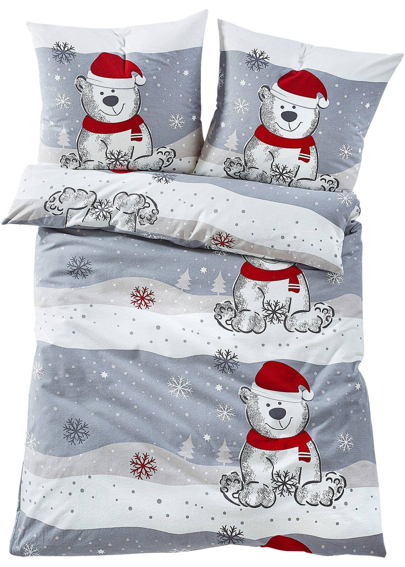 Parure de lit motif hivernal