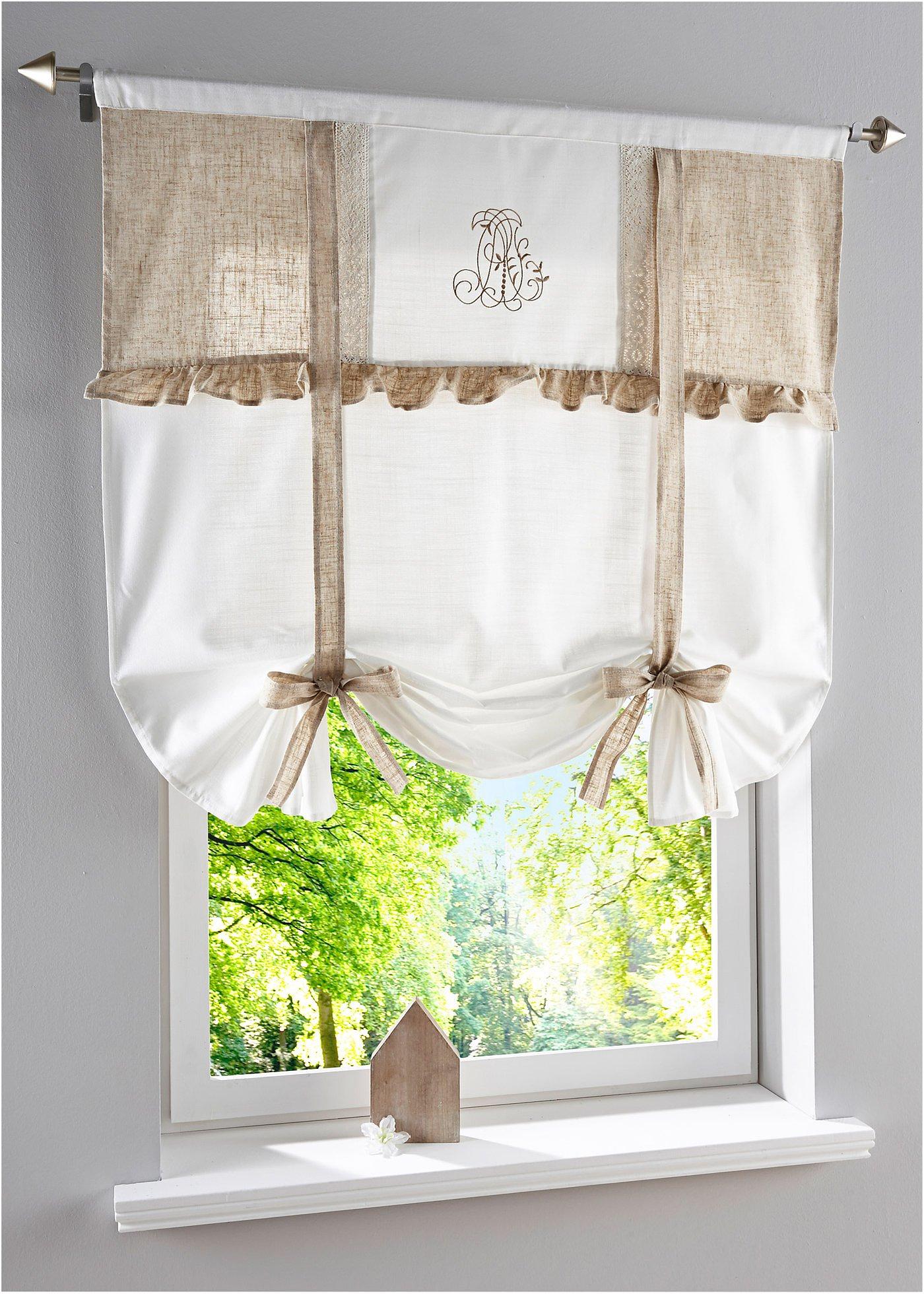 Vitrage à nouer Inka