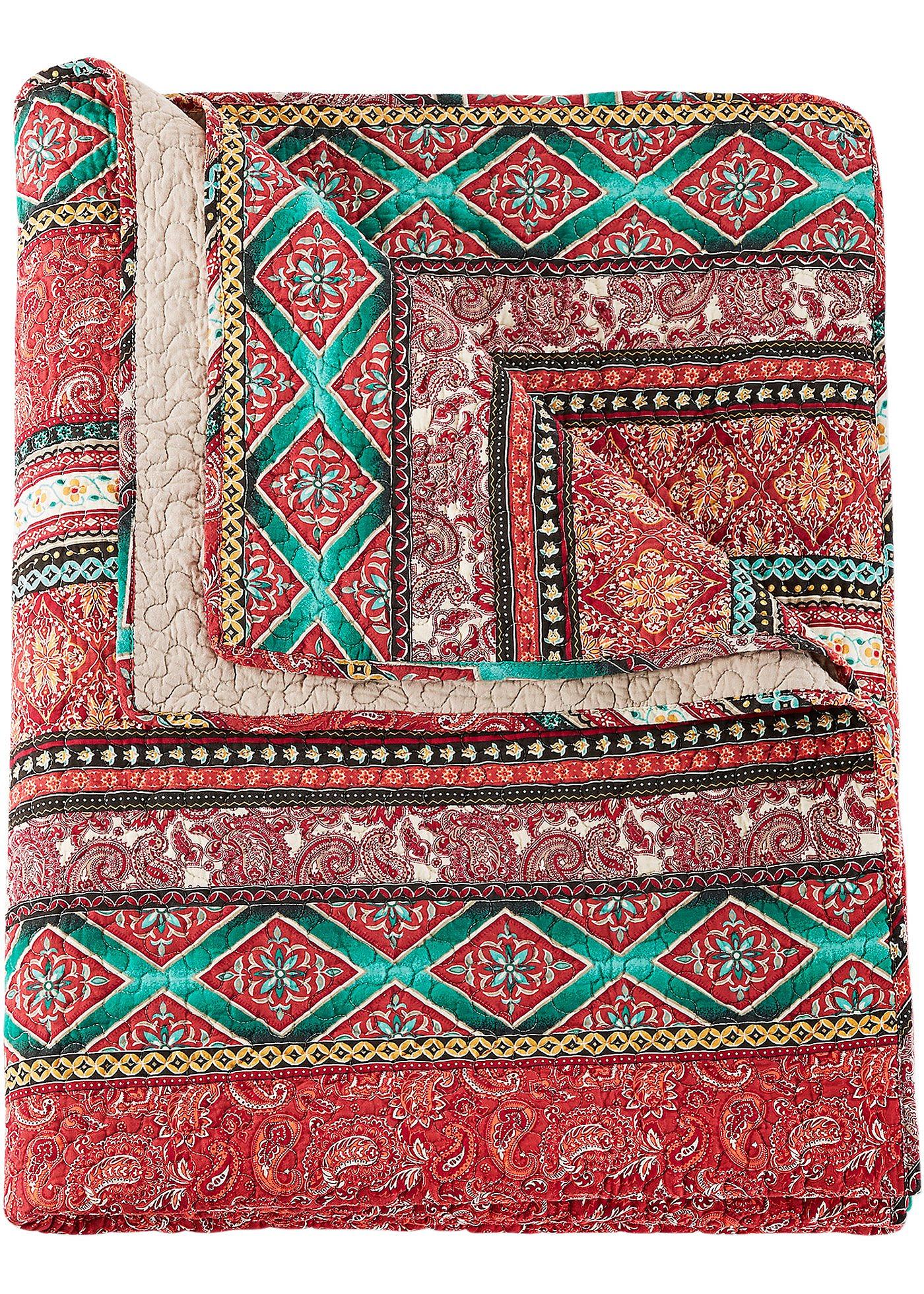 Couvre-lit à rayures