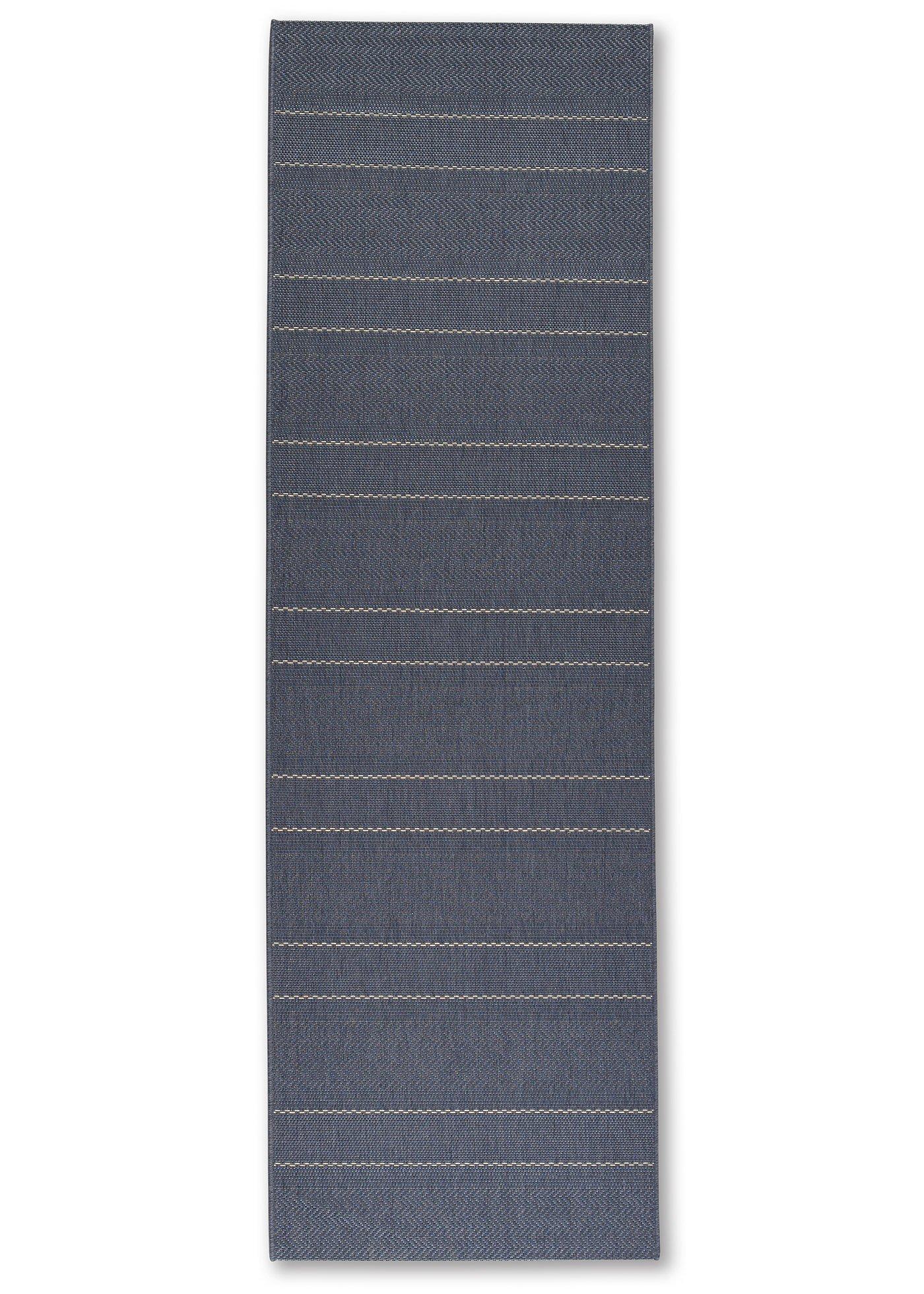 Tapis de passage intérieur et extérieur à rayures discrètes