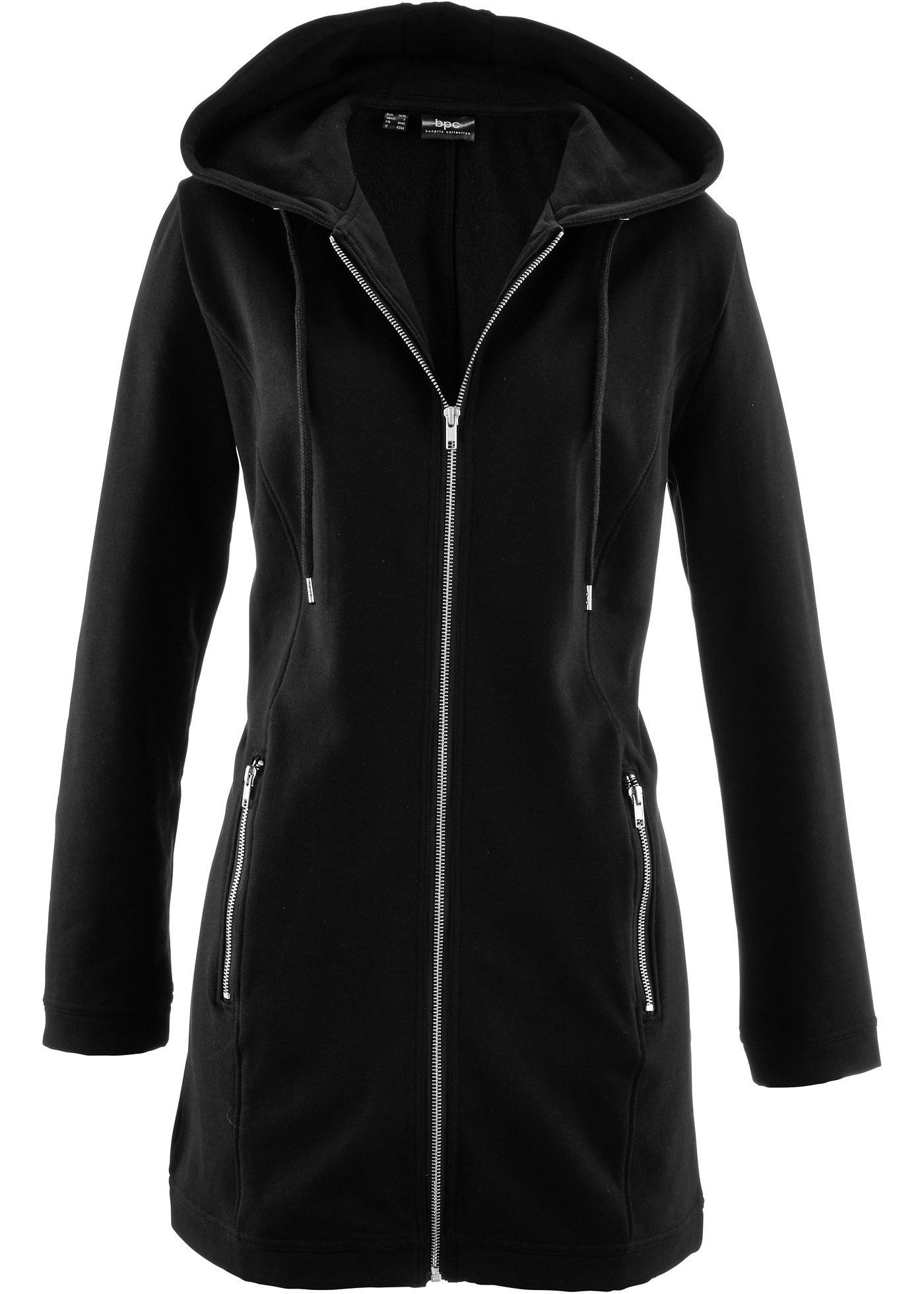 Image de Gilet sweat long avec poches zippées