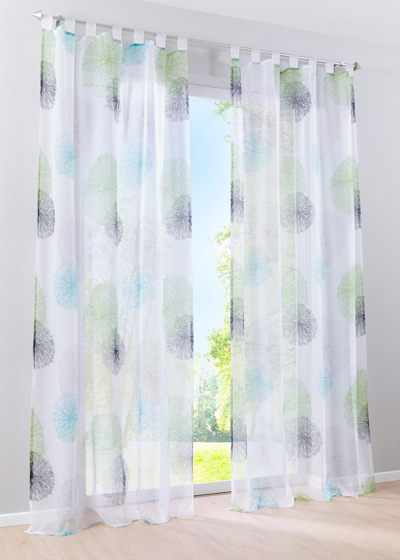 Voilage à imprimé (1 pce.)