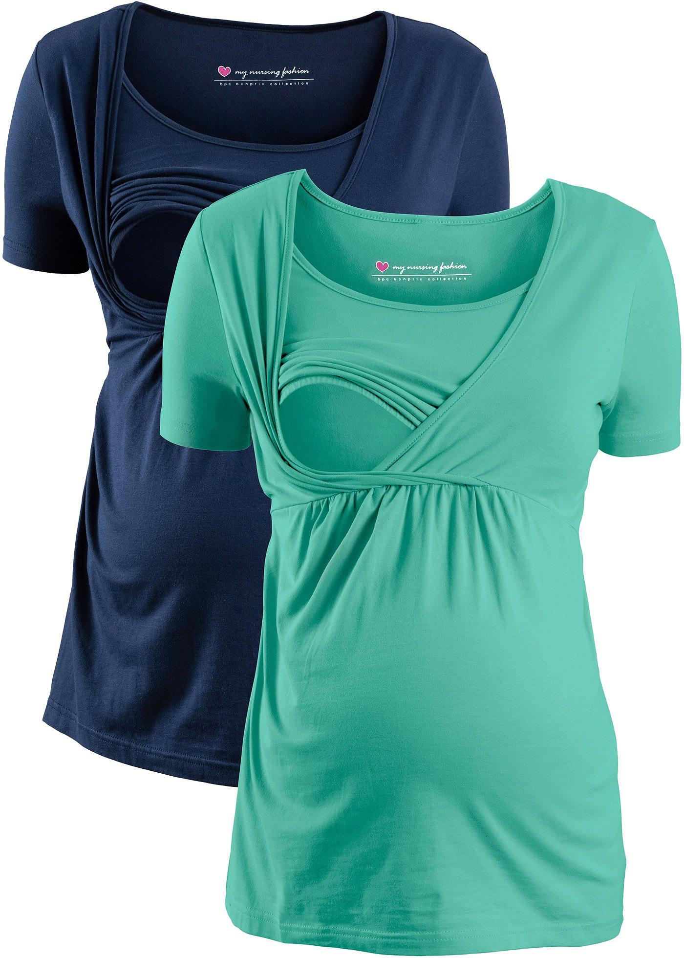 Image de Lot de 2 T-shirts de grossesse et d'allaitement