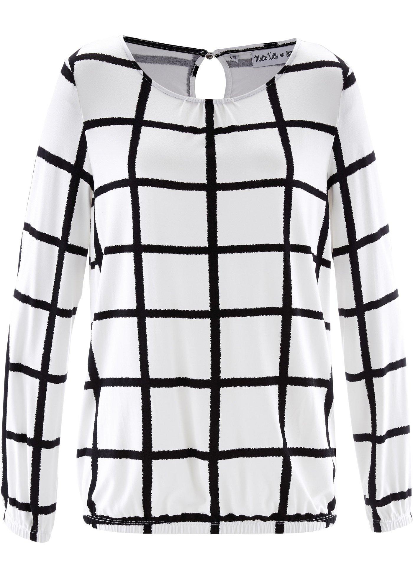 T-shirt à manches longues avec base élastiquée - designed by Maite Kelly