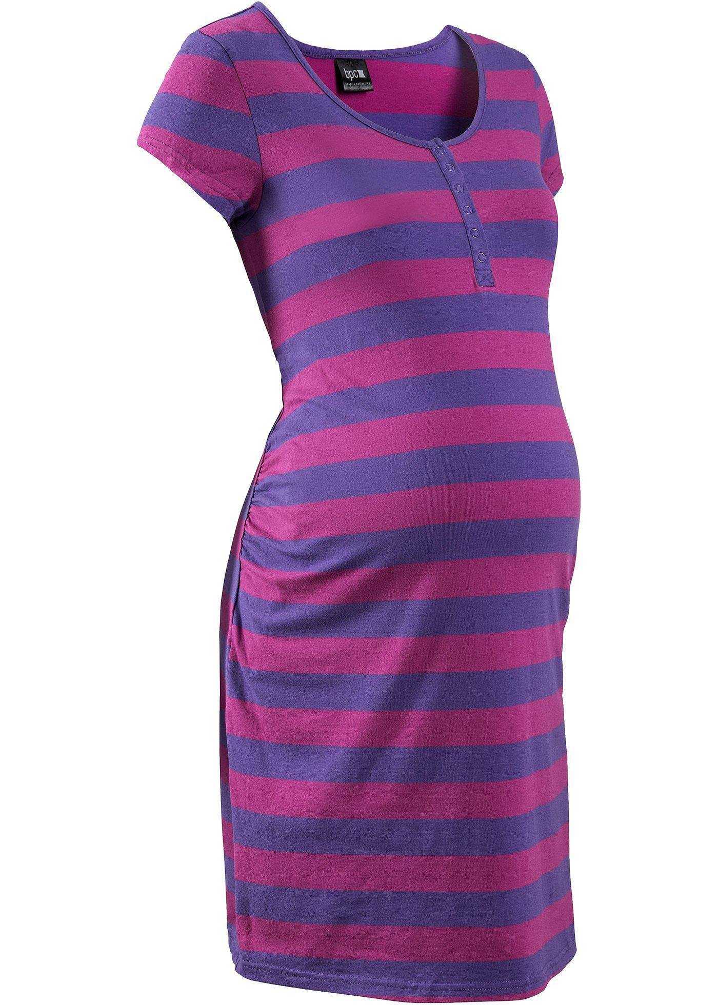 Chemise de nuit d'allaitement avec coton