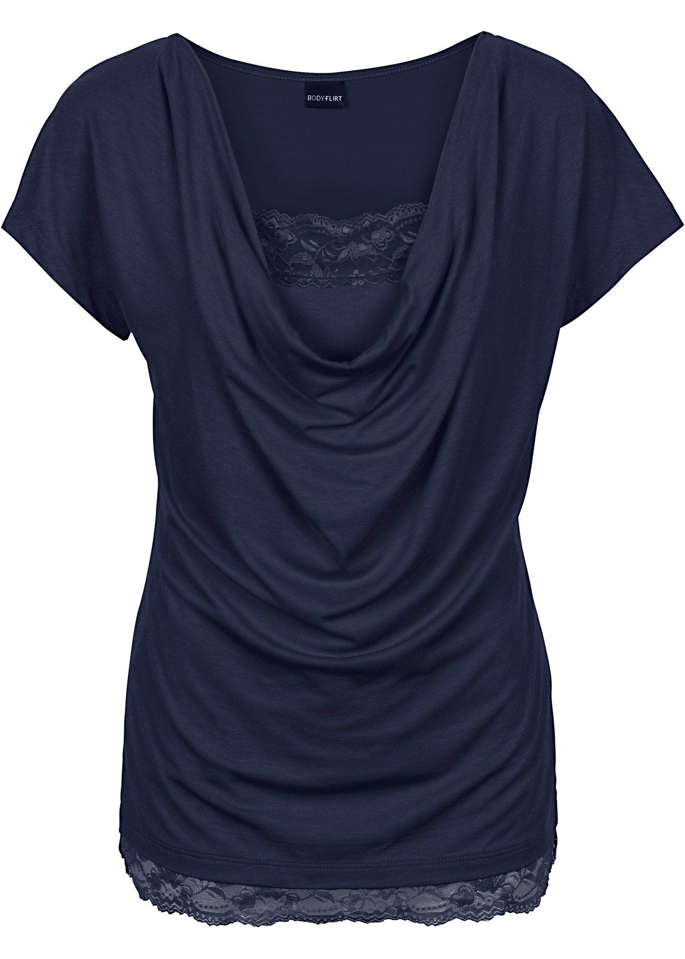 T-shirt avec dentelle