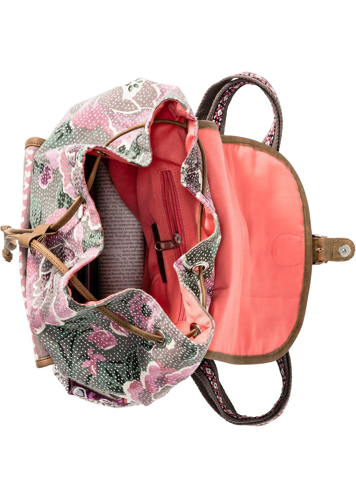 Sac à dos avec broderie et paillettes