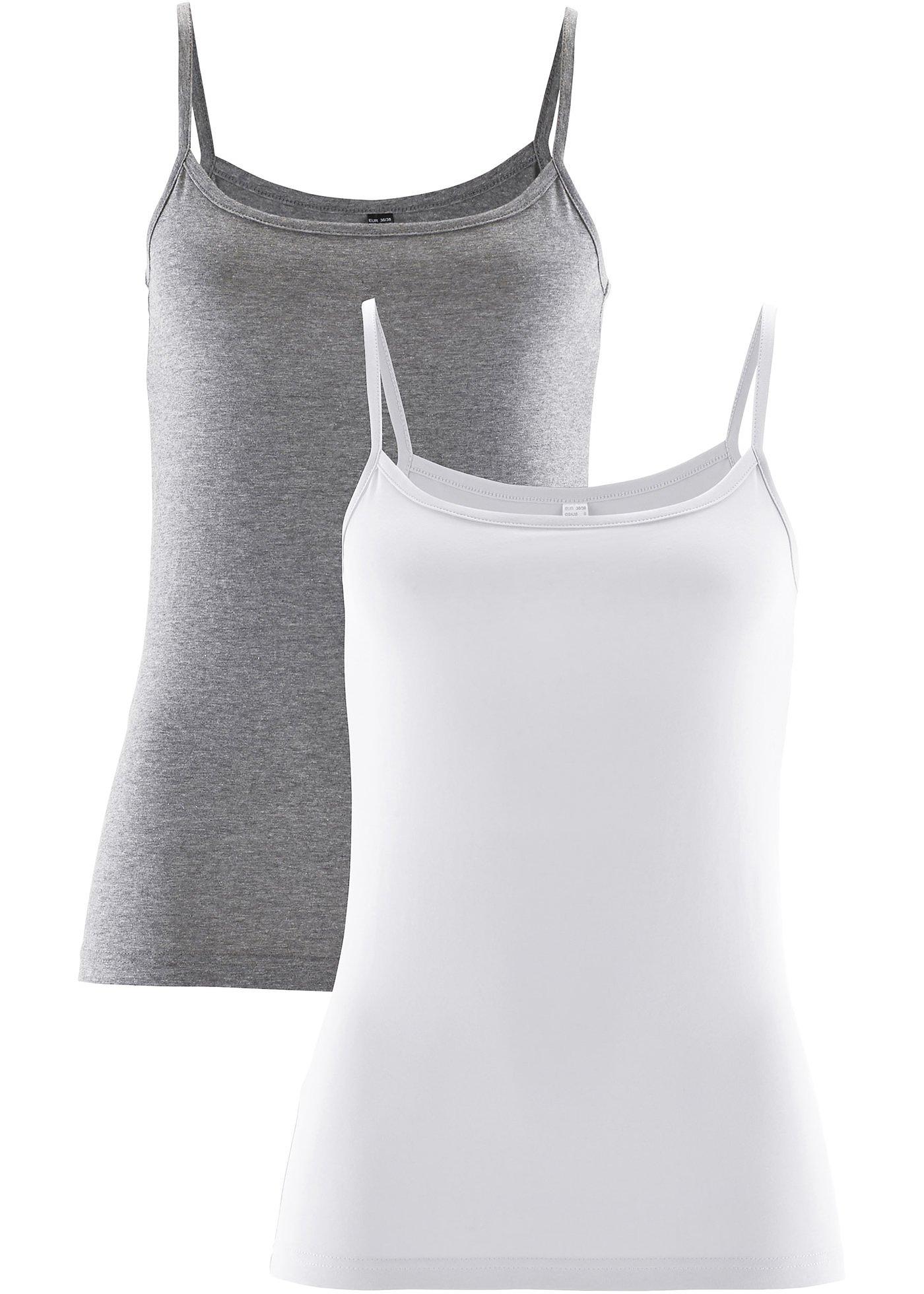 Lot de 2 tops à bretelles spaghetti