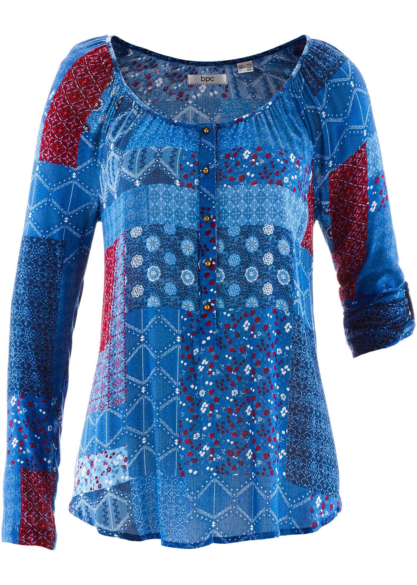 Image de Blouse-tunique froissée à manches longues