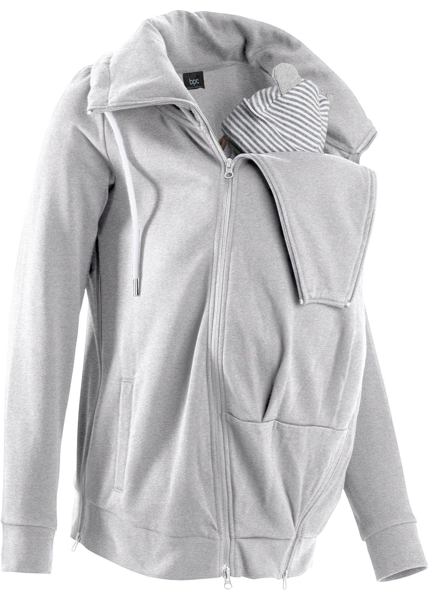 Veste sweat-shirt de grossesse et de portage