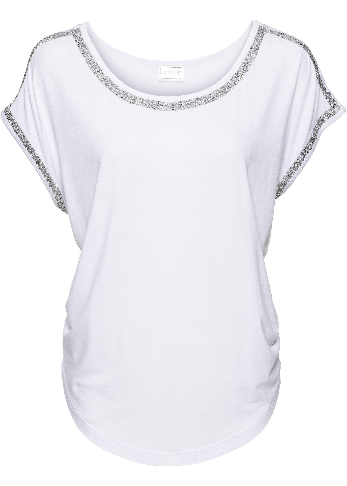 T-shirt avec application brillante