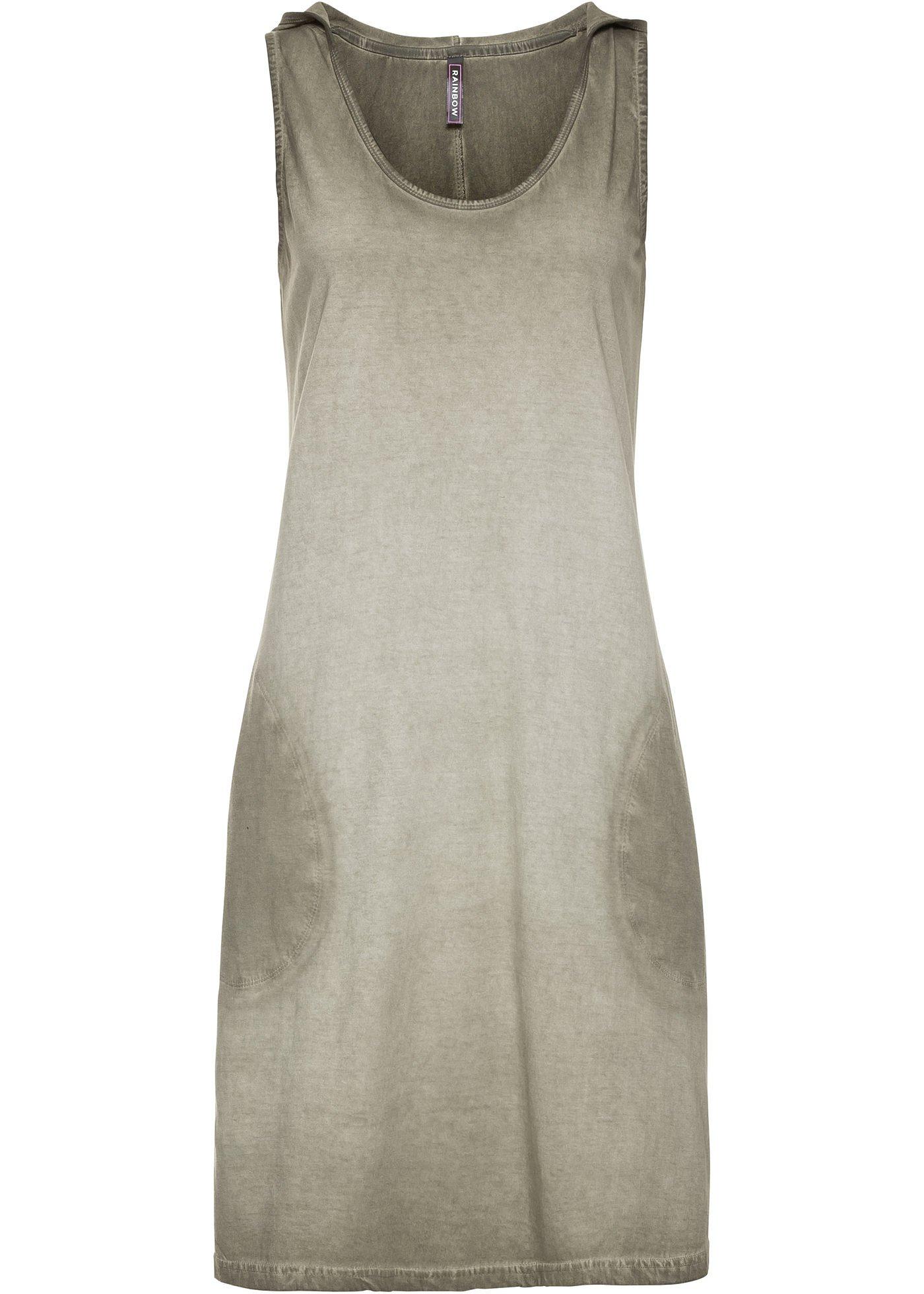 Robe en jersey à capuche