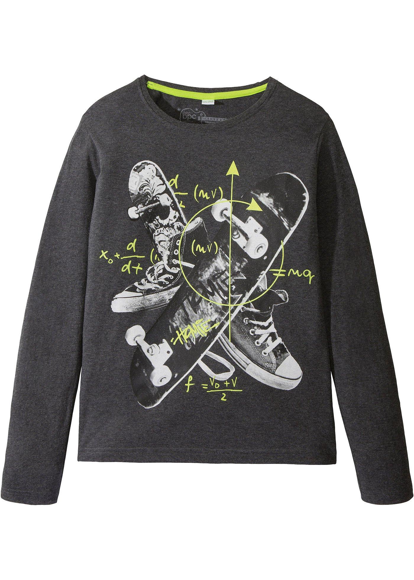 T-shirt manches longues garçon à imprimé