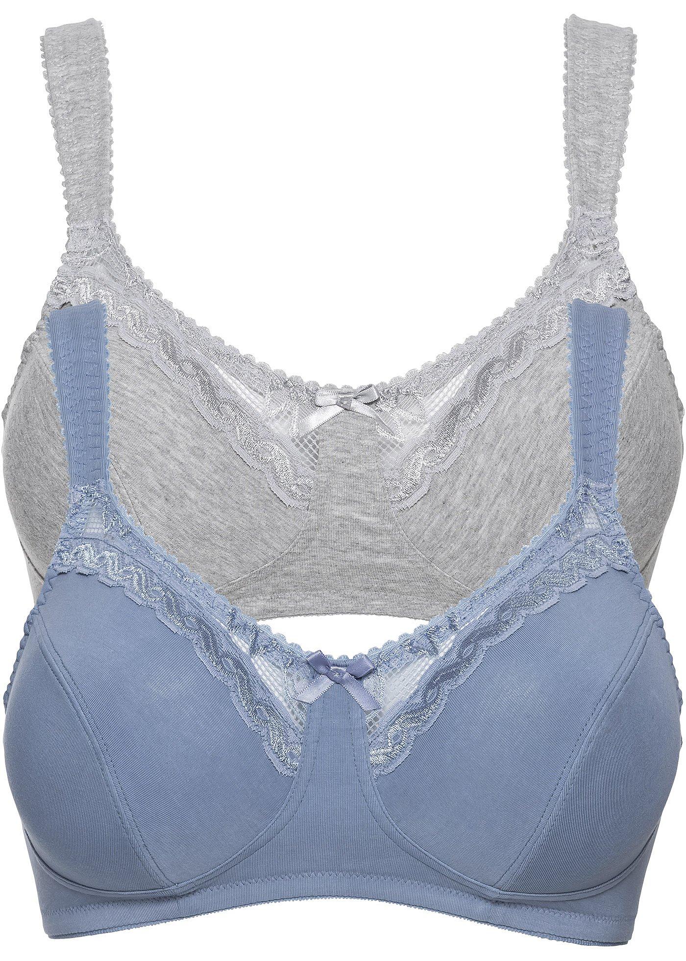Image de Lot de 2 soutiens-gorge sans armatures coton