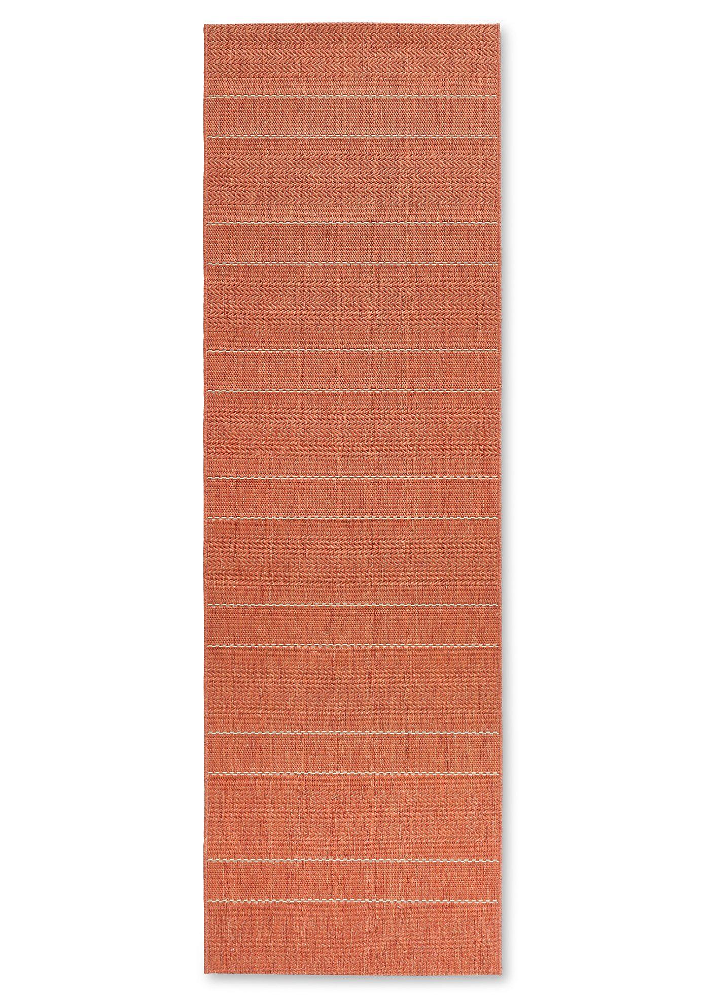 Tapis de passage intérieur et extérieur à rayures discrètes