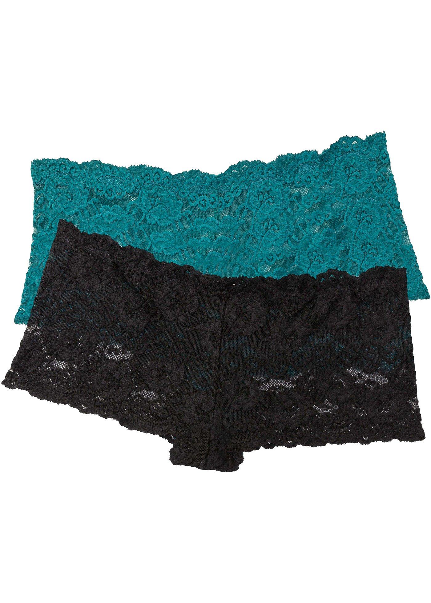 Lot de 2 shorties à dentelle
