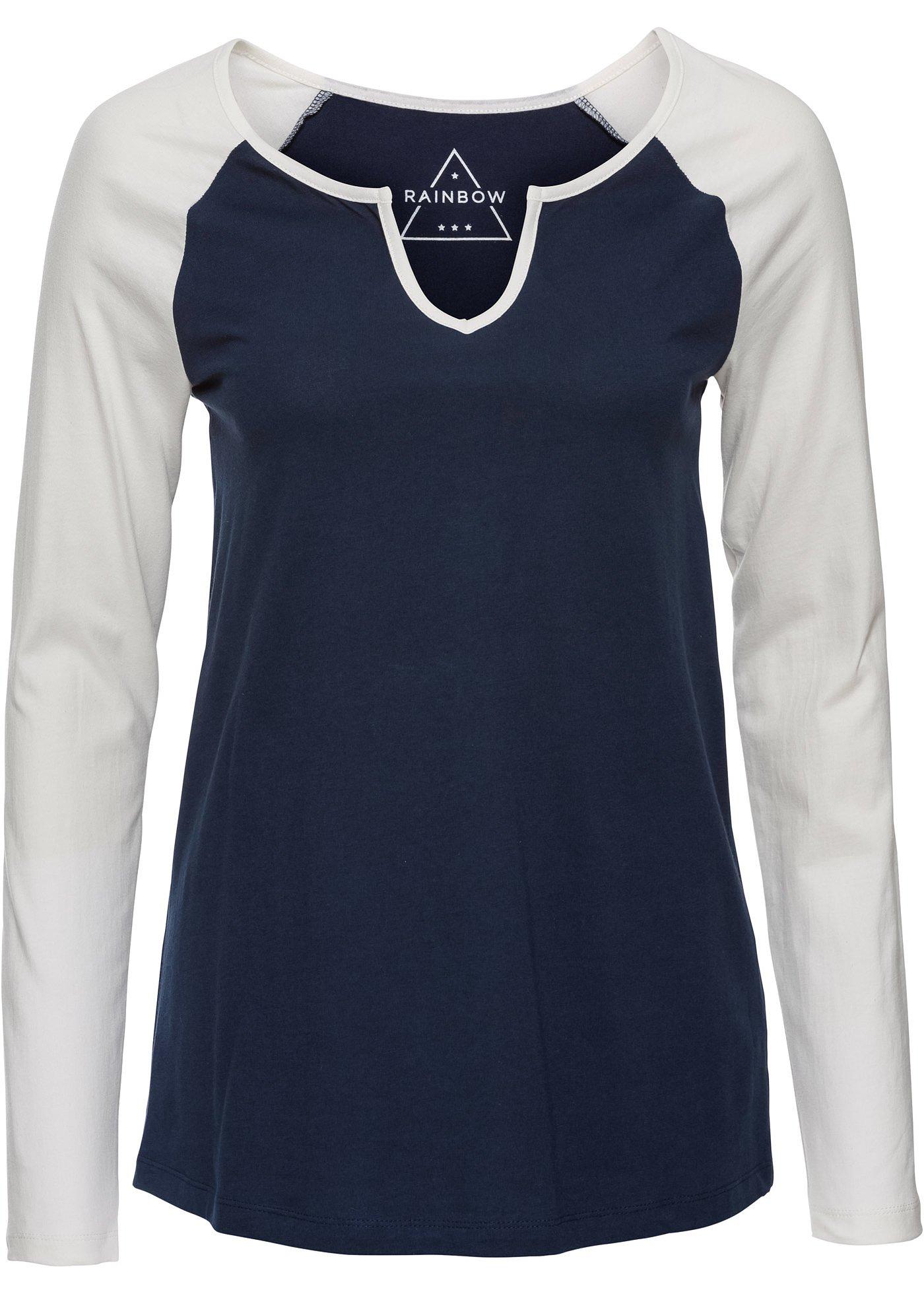 T-shirt manches longues color block