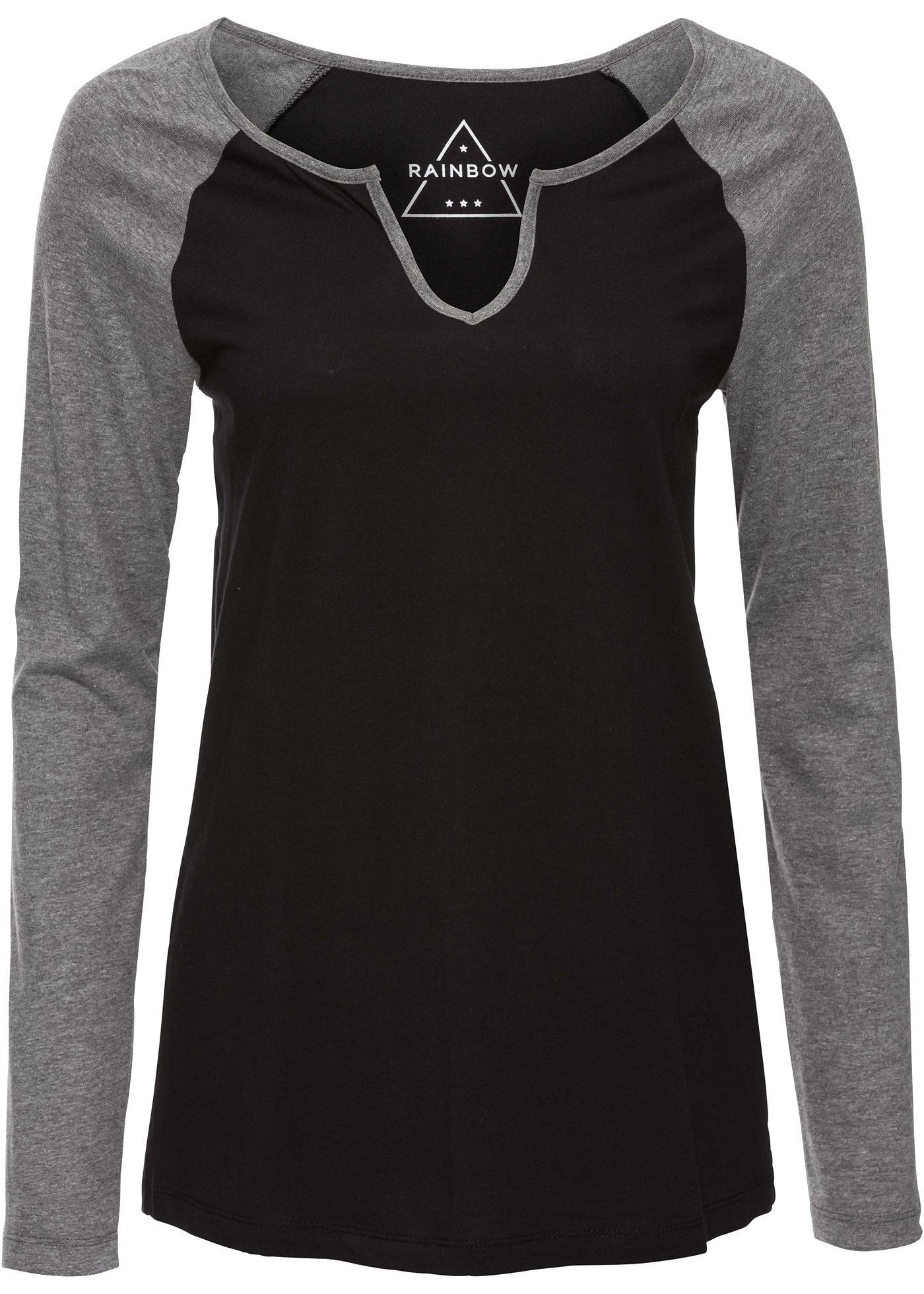 T-shirt manches longues color block