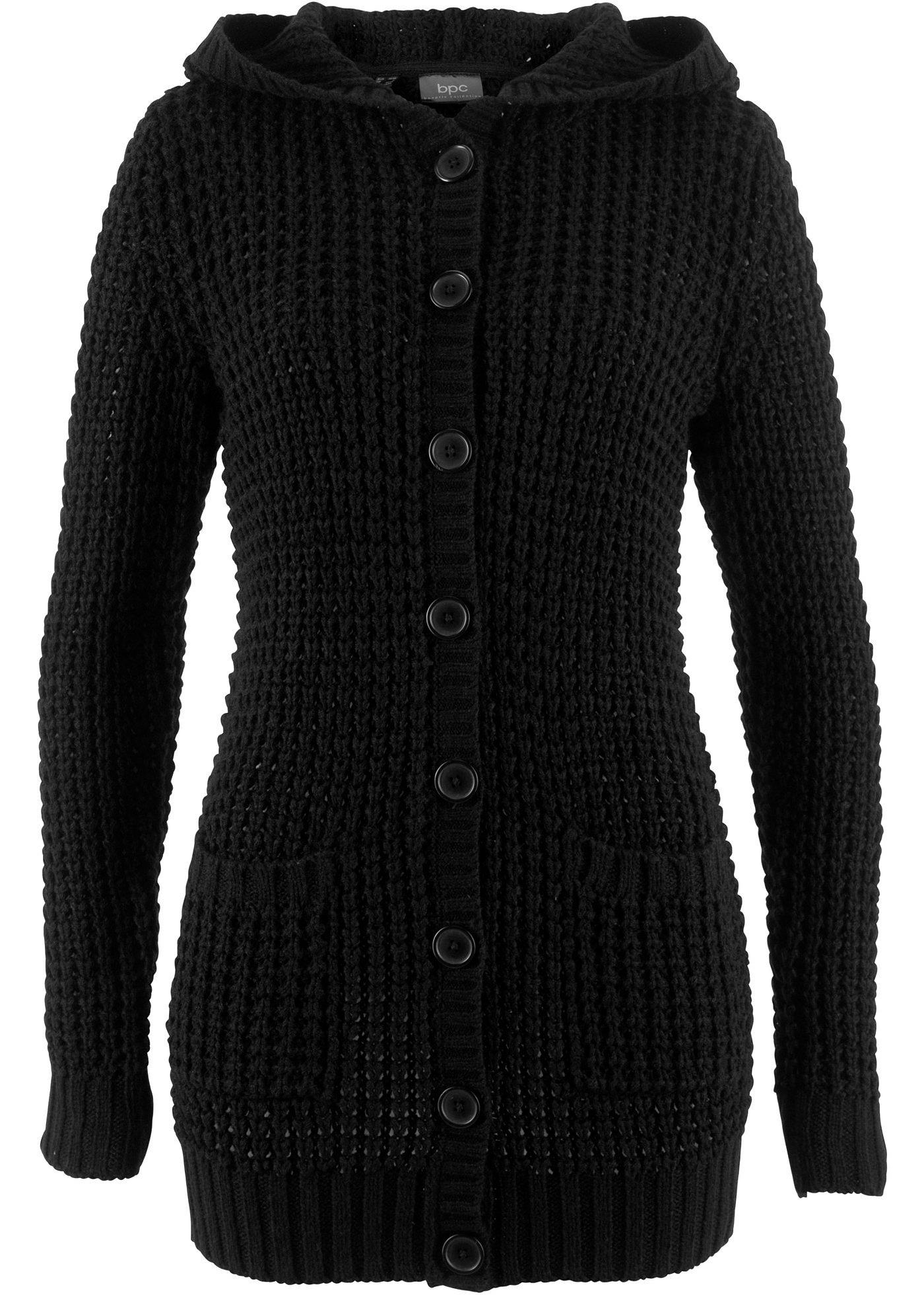 Image de Gilet en maille à capuche