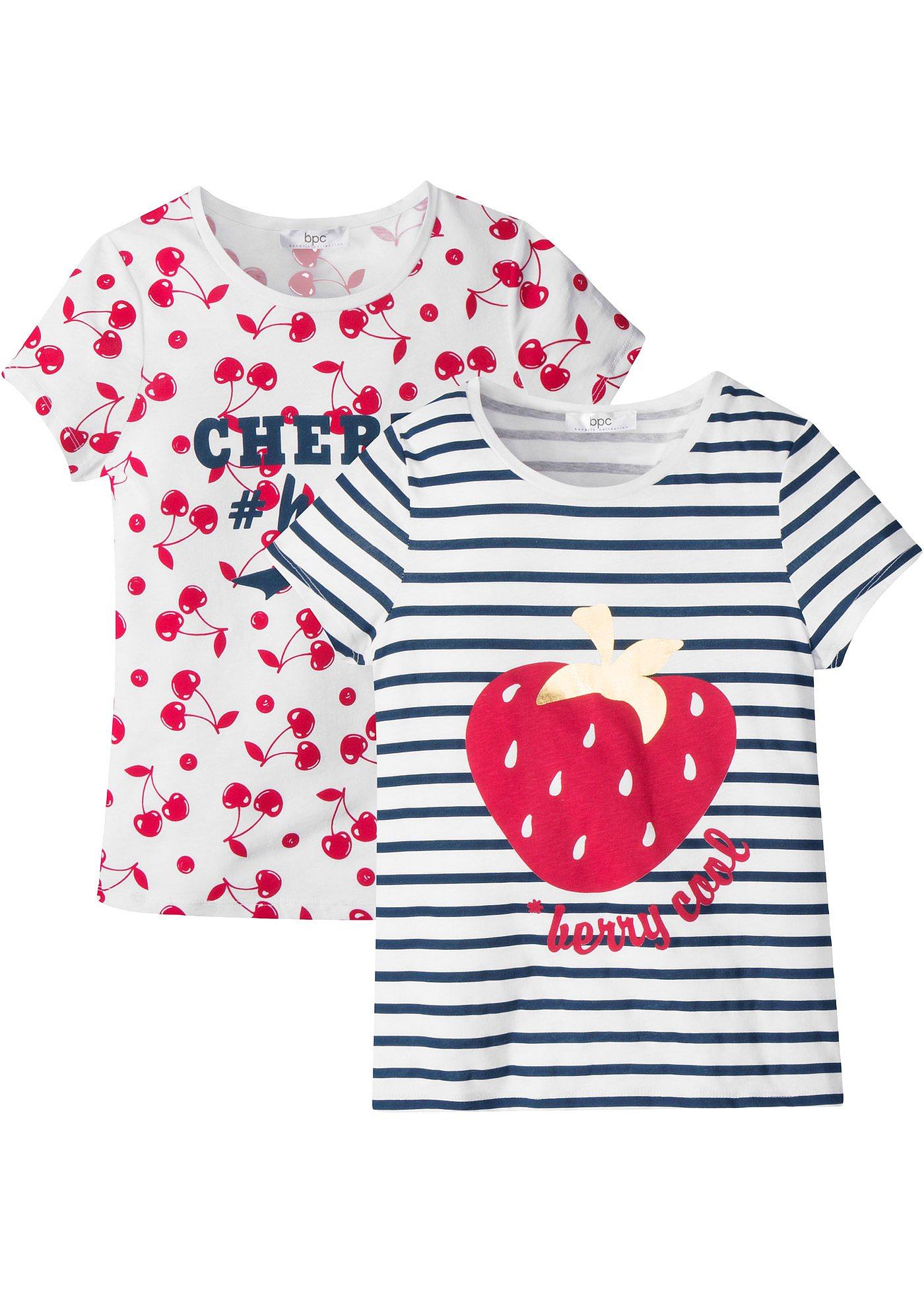 Lot de 2 T-shirts fille