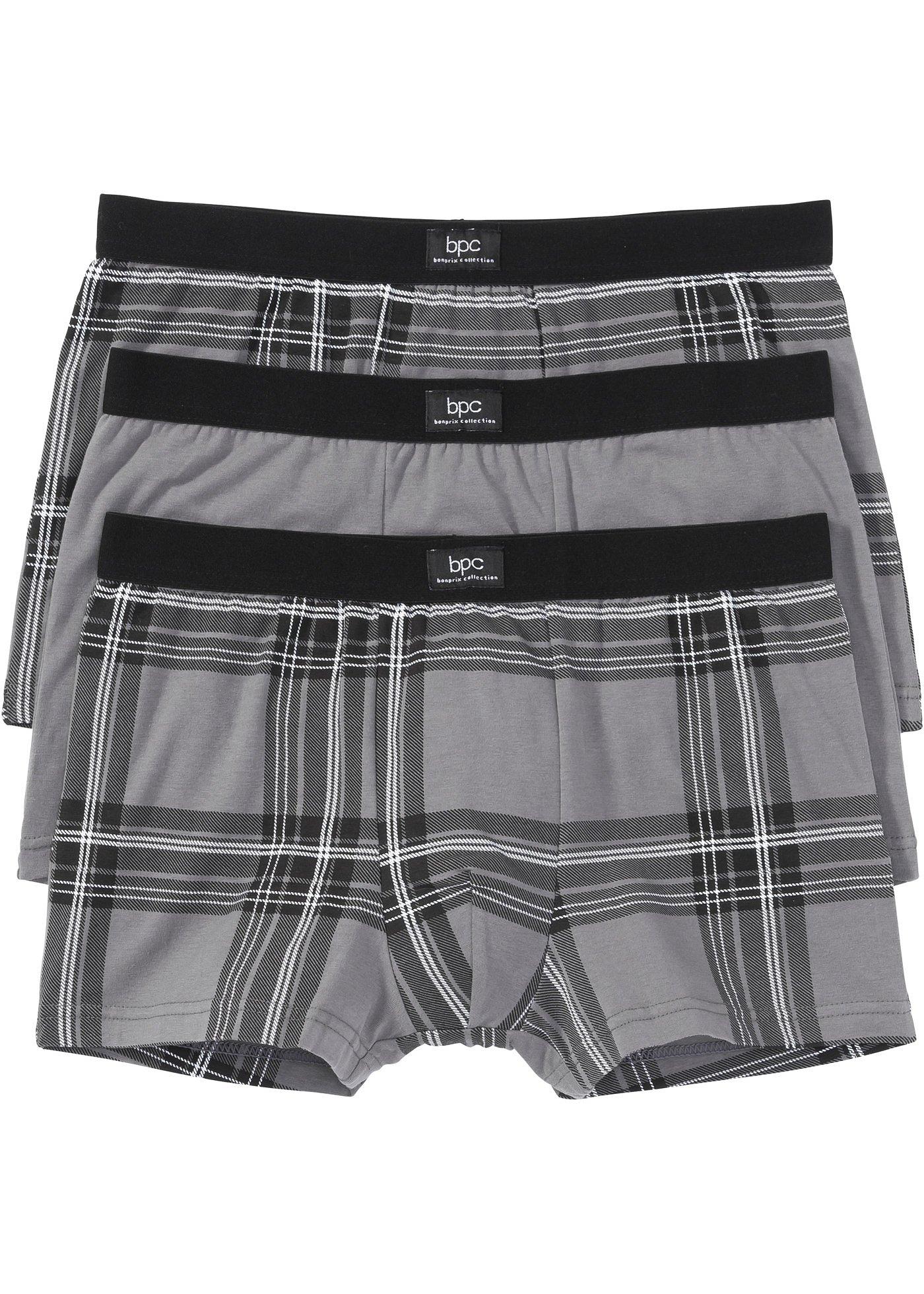 Lot de 3 boxers en coton mélangé