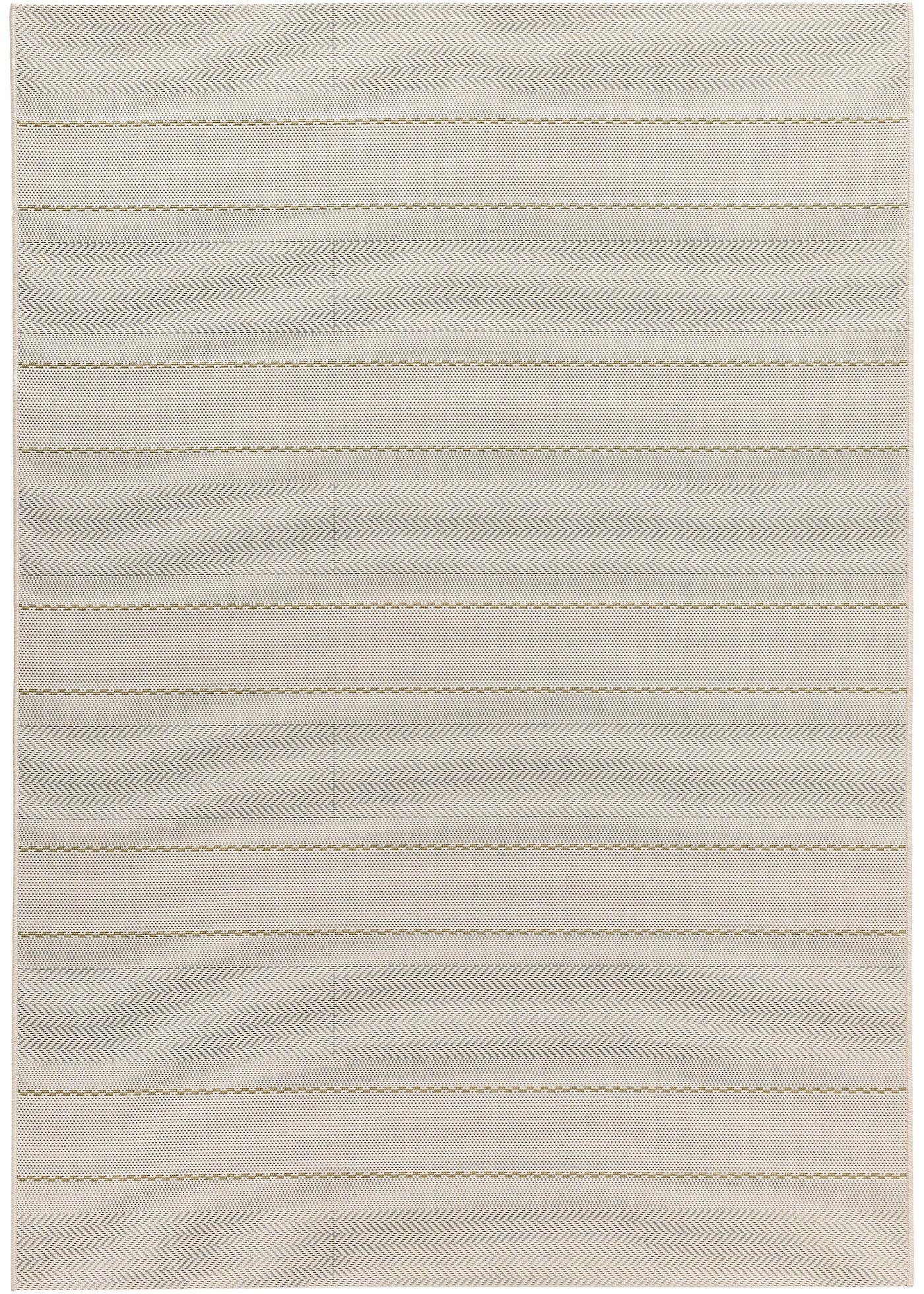 Tapis intérieur et extérieur à rayures discrètes