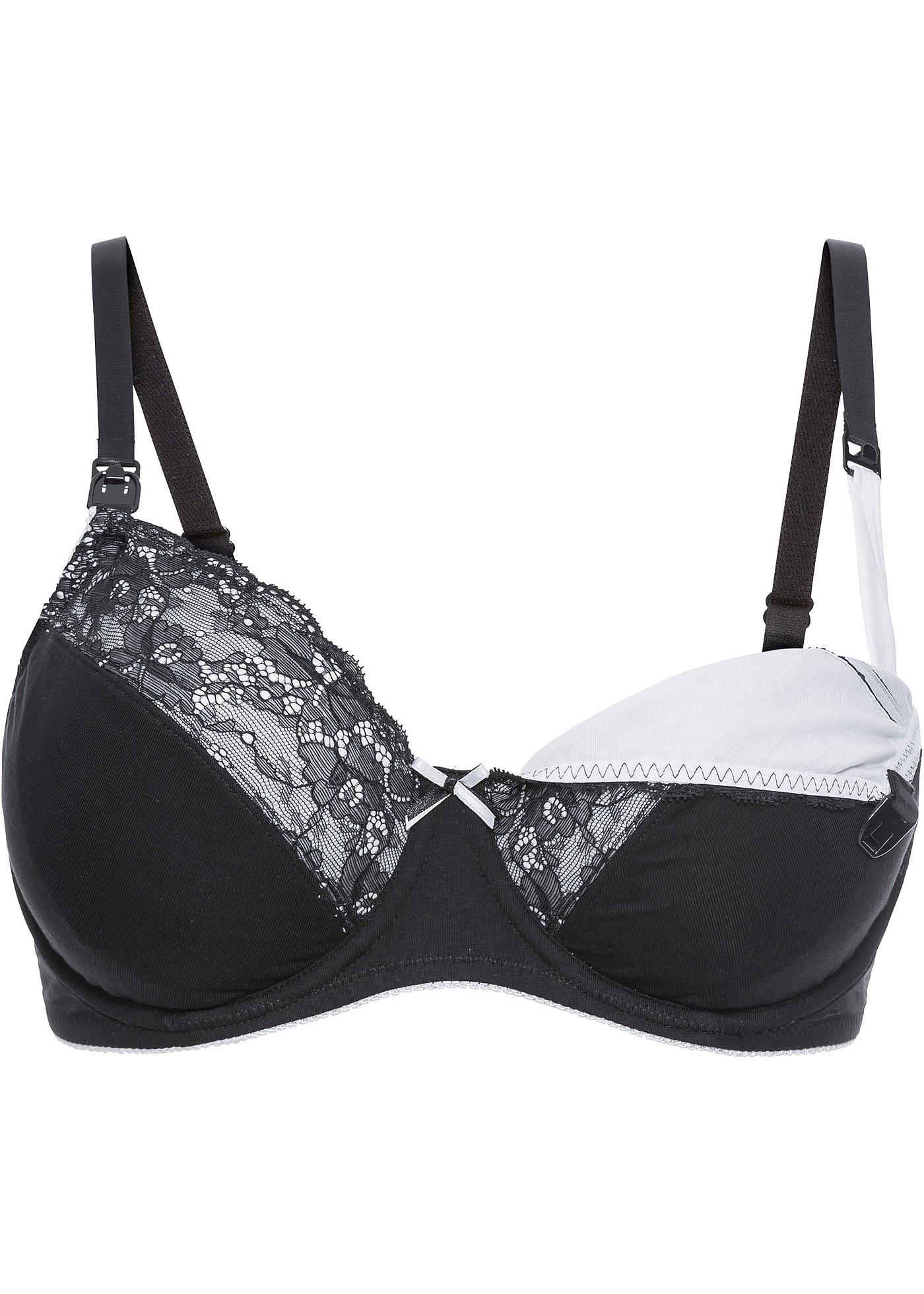Soutien-gorge d'allaitement avec armatures en coton bio