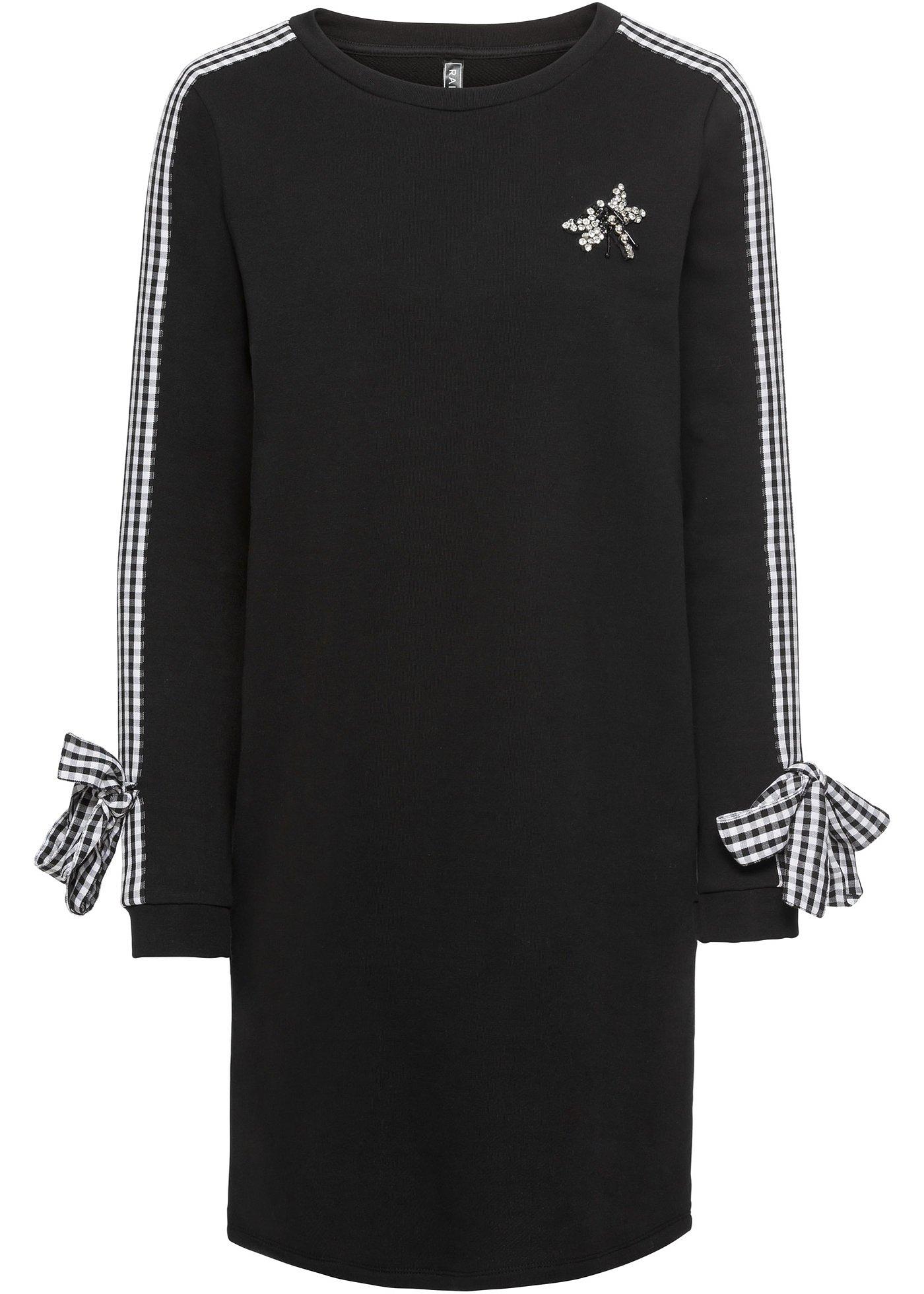 Robe sweat avec nœuds et application