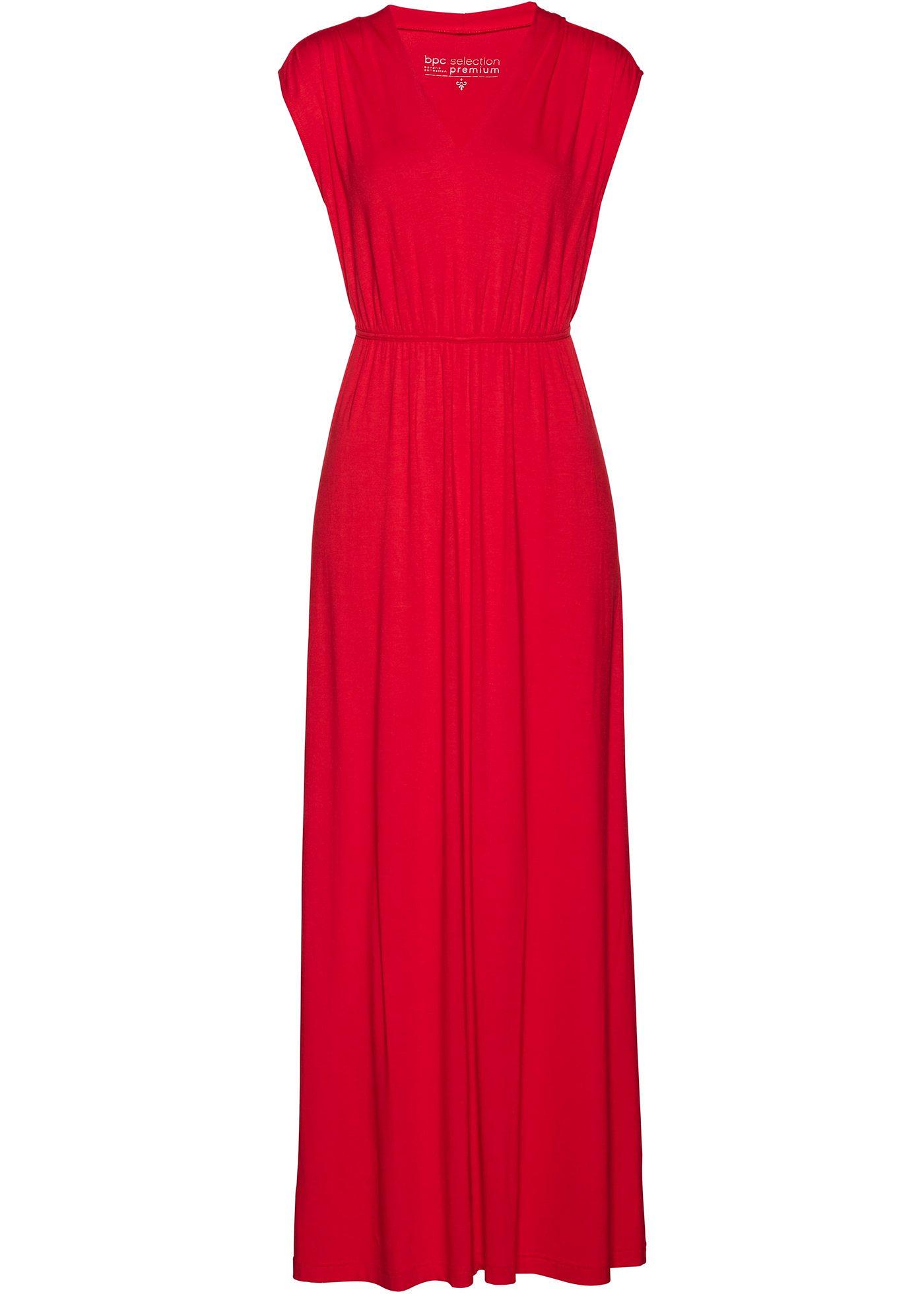 Robe longue en jersey avec viscose