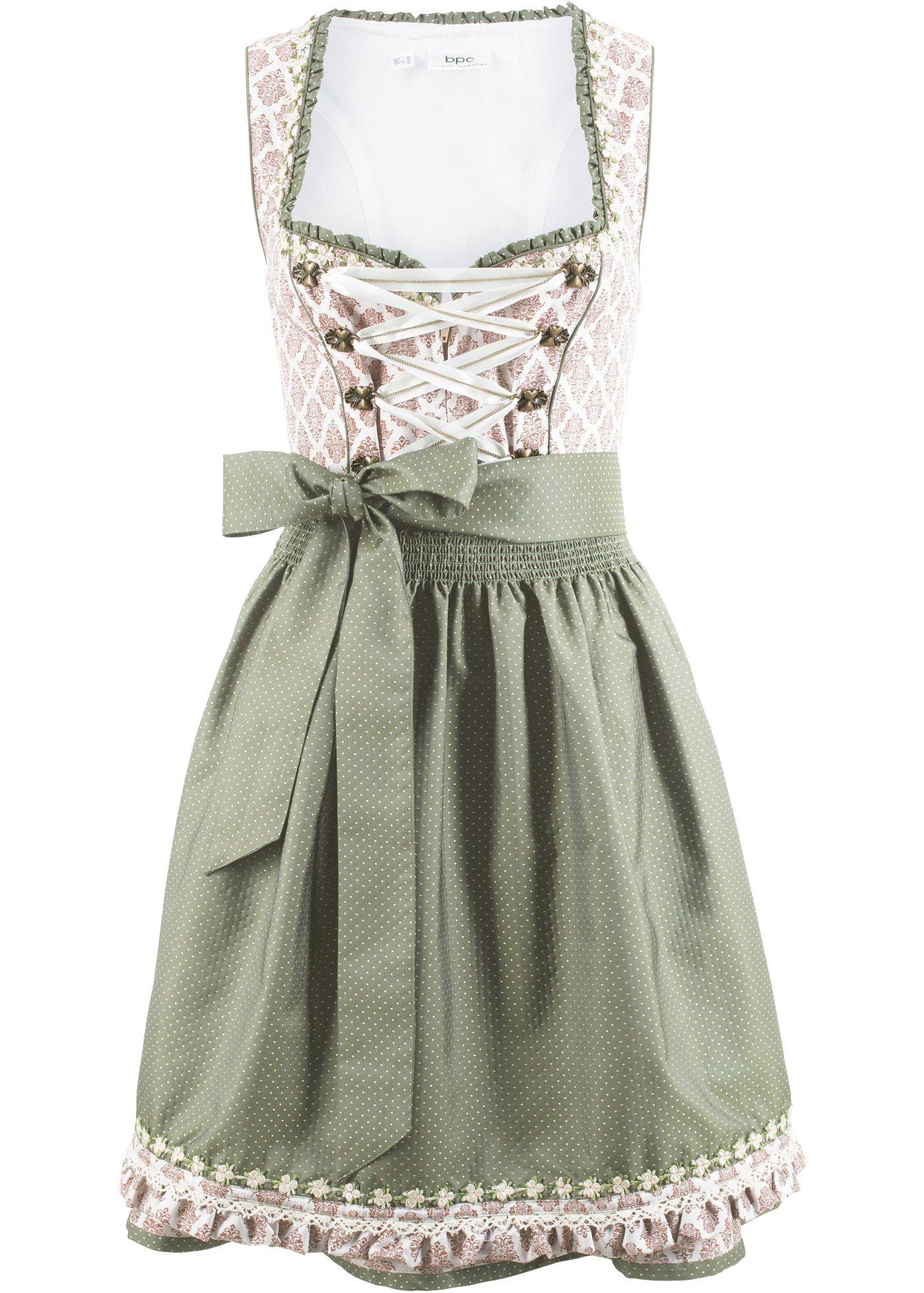 Dirndl avec tablier (Ens. 2 pces.)