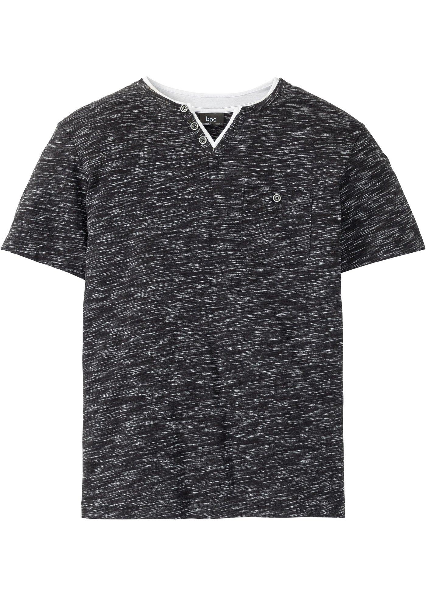 T-shirt 2 en 1 chiné