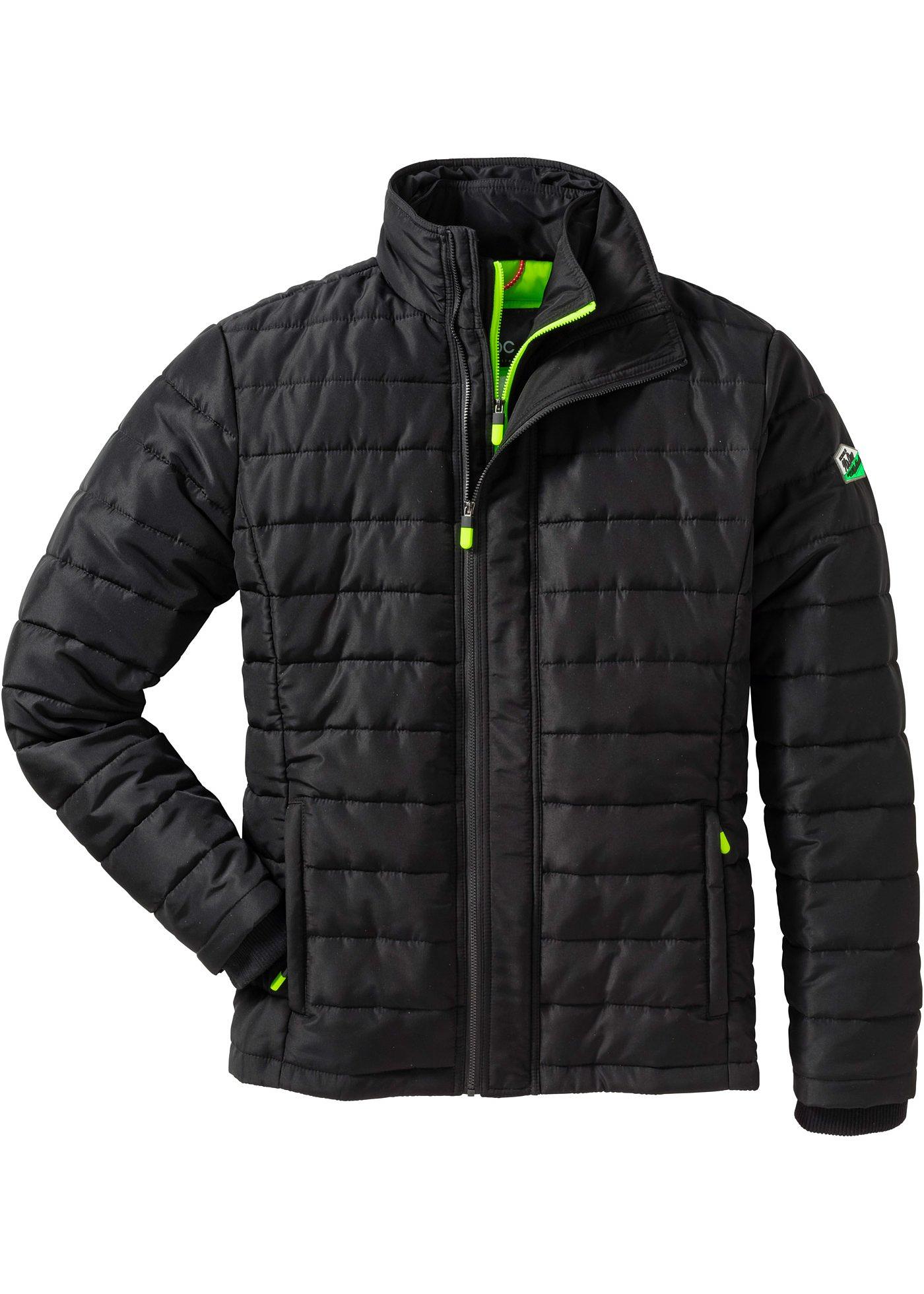 Veste matelassée avec touches contrastées