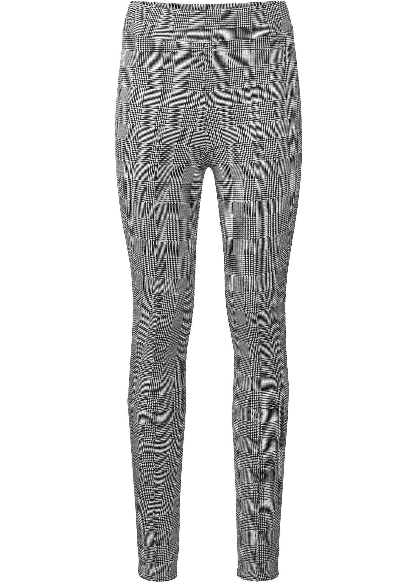 Legging à carreaux, taille courte