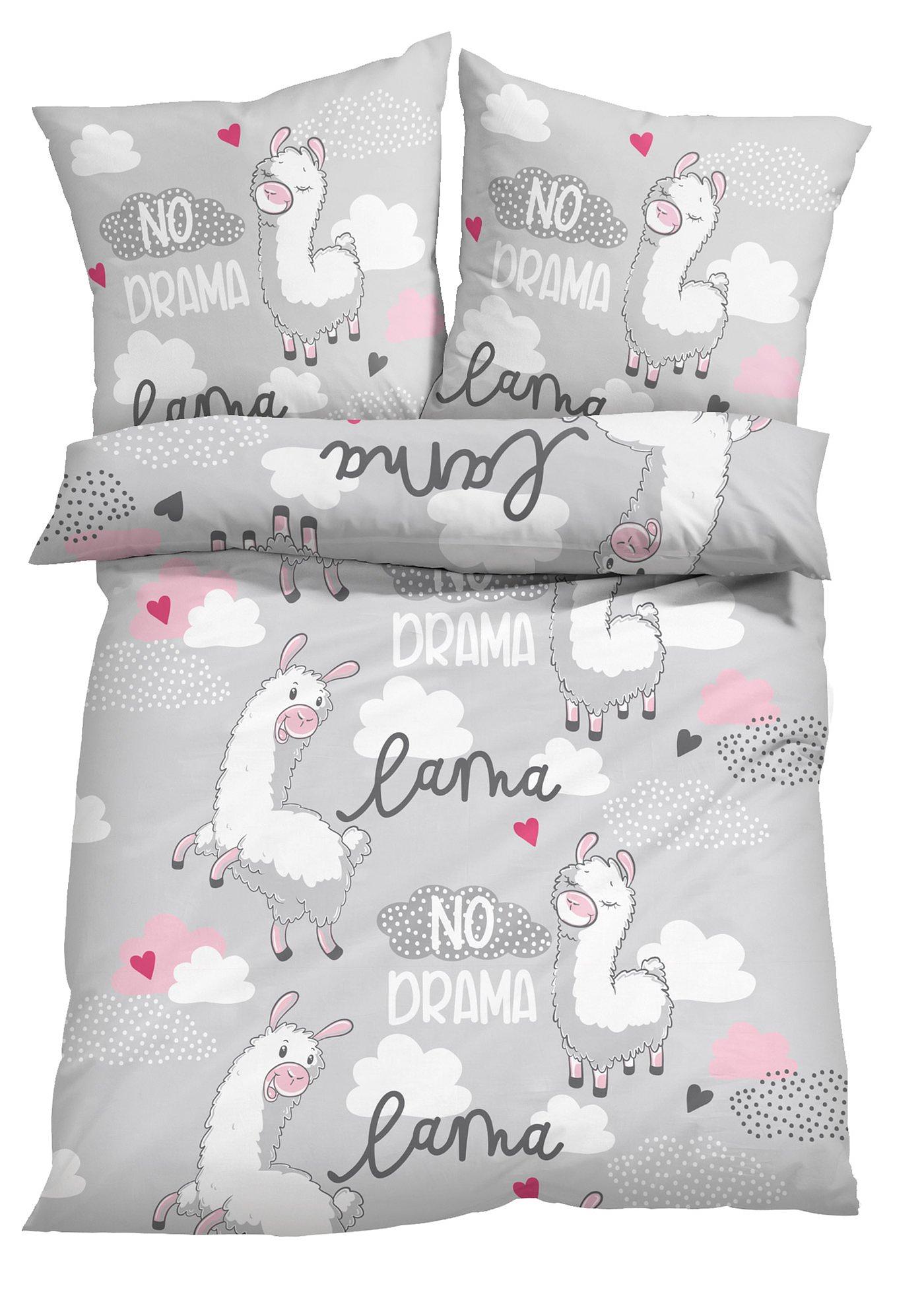 Parure de lit motifs lamas