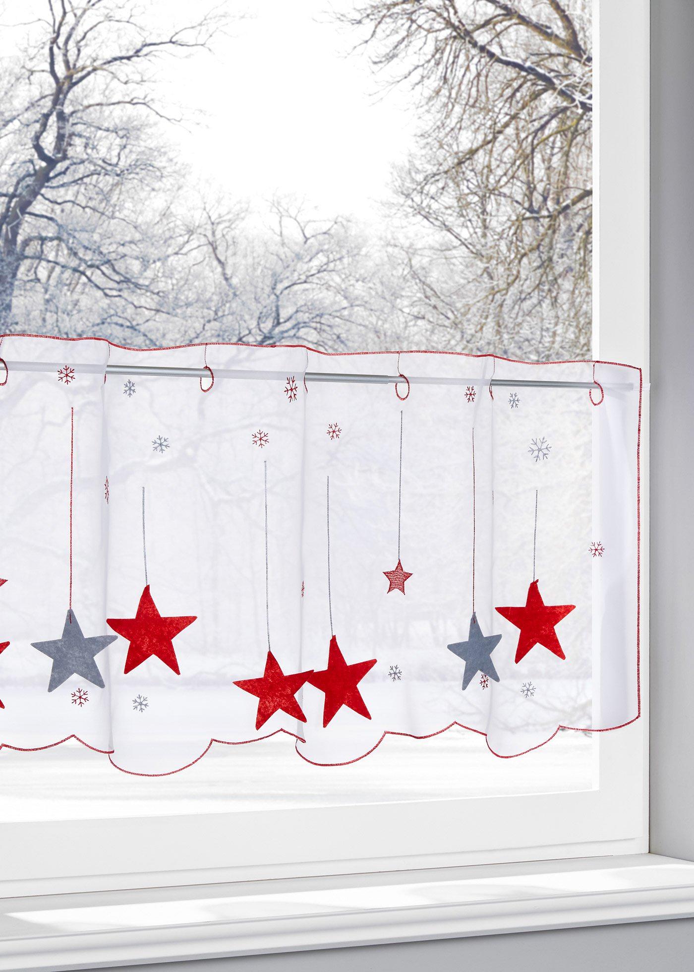 Brise-bise à étoiles en feutre