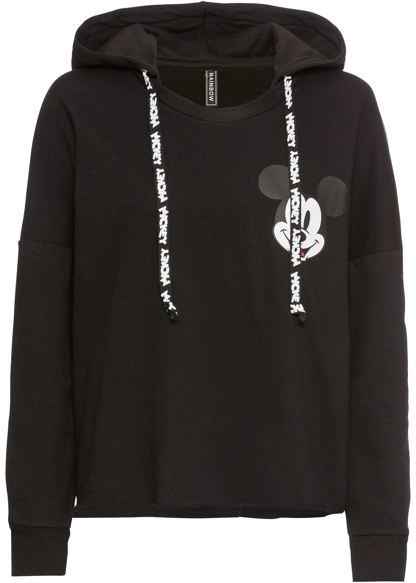 Sweat-shirt à capuche avec imprimé Mickey Mouse