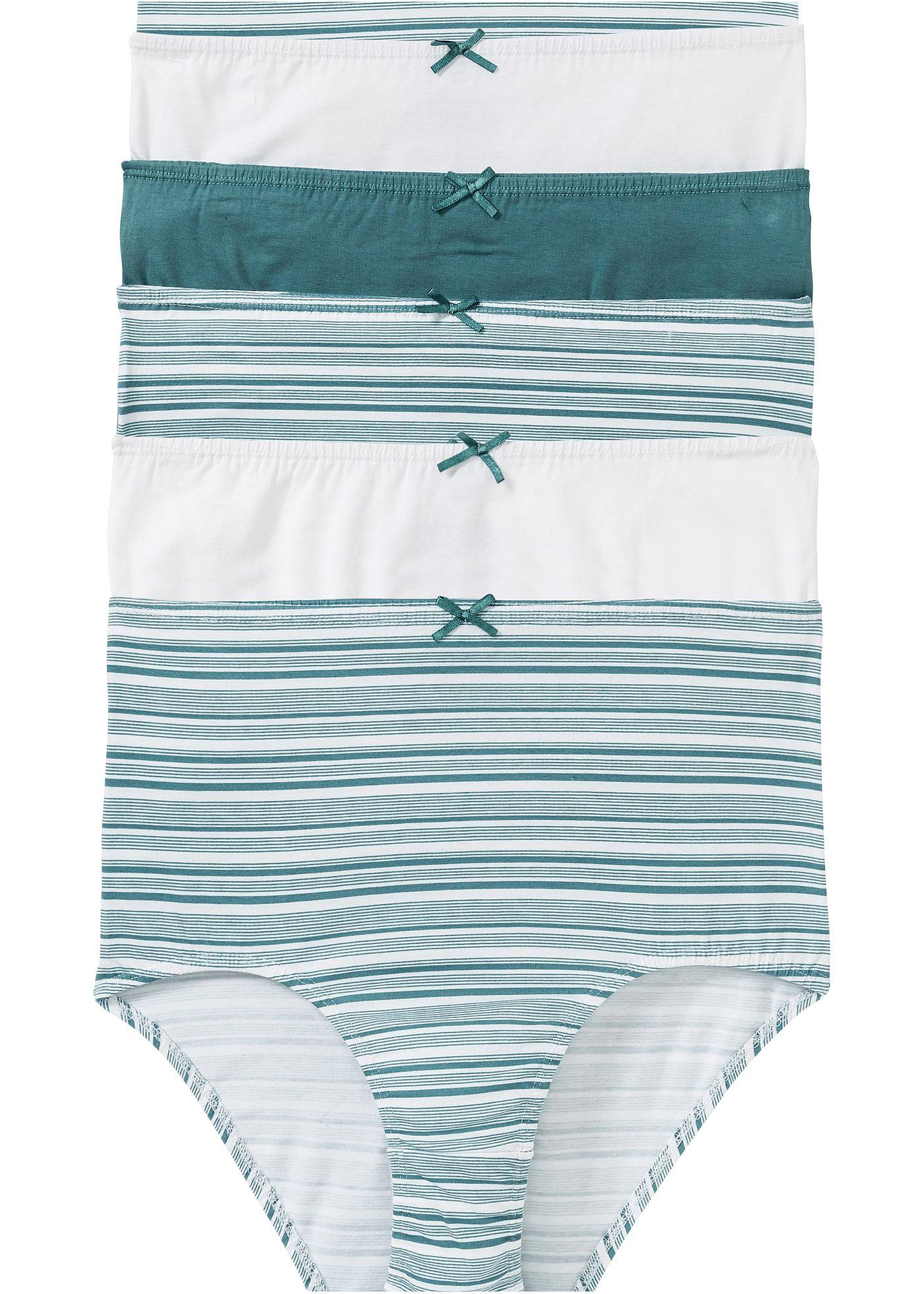 Lot de 6 slips taille haute