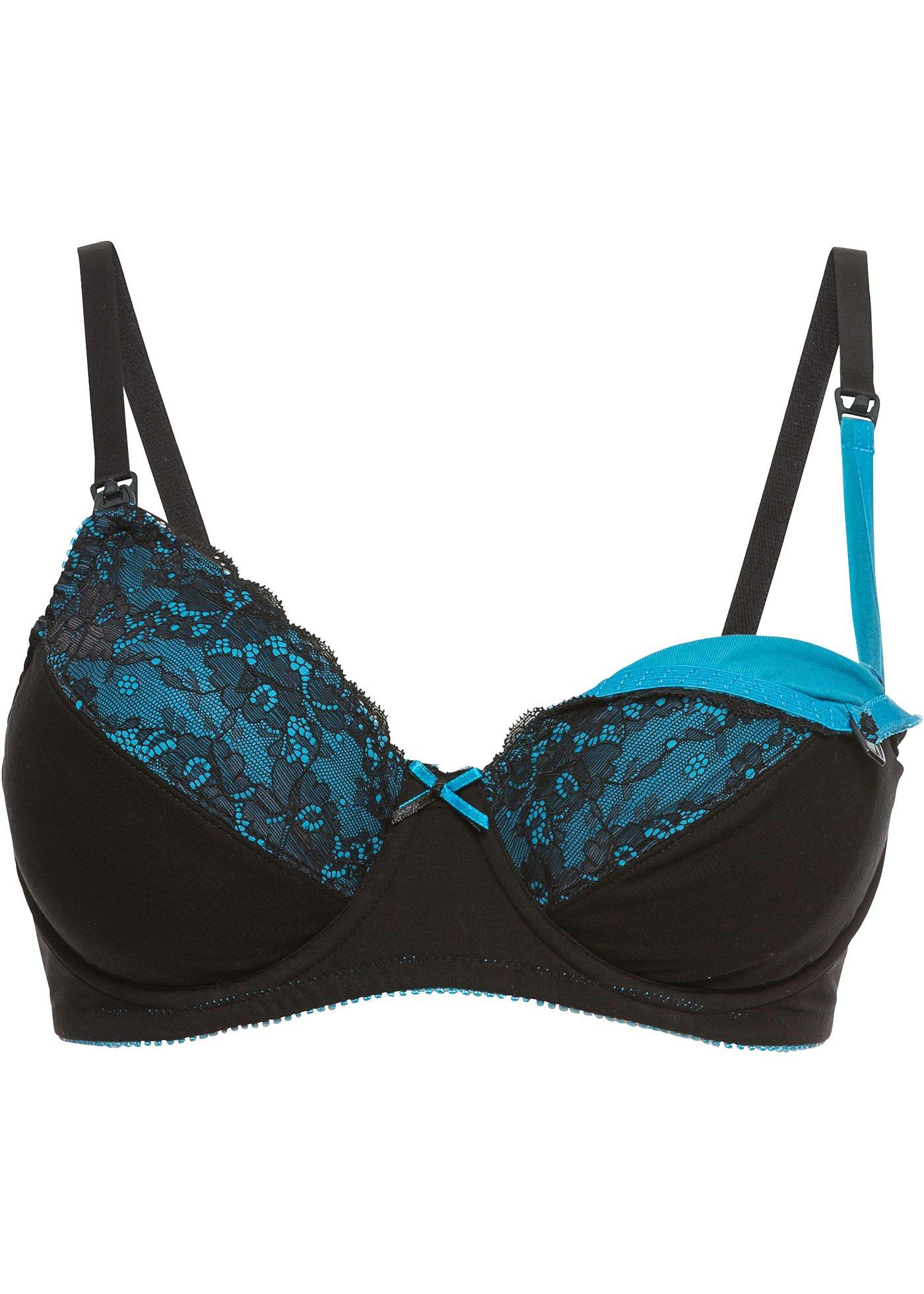 Soutien-gorge d'allaitement avec armatures en coton bio