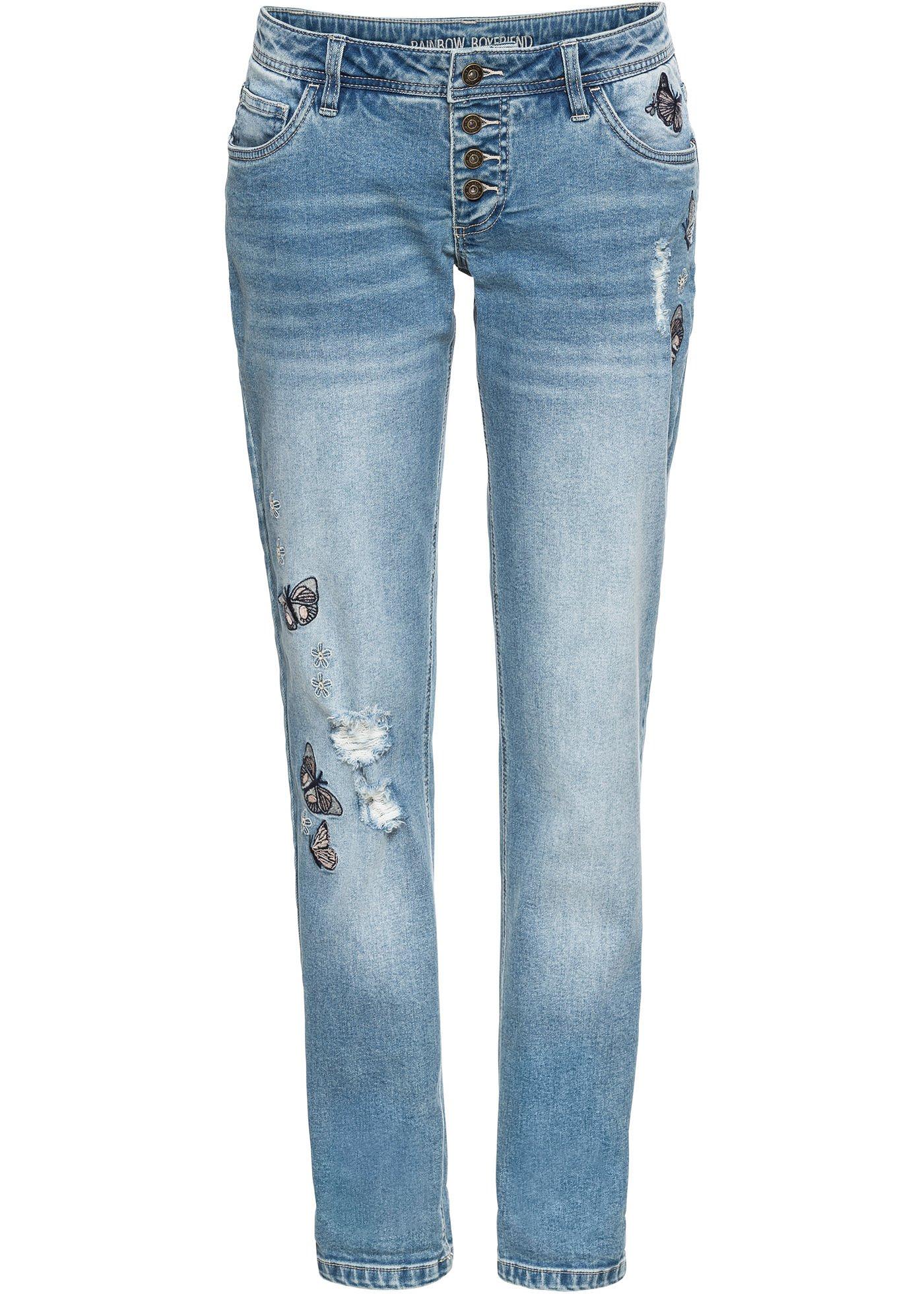 Jean Boyfriend avec écussons