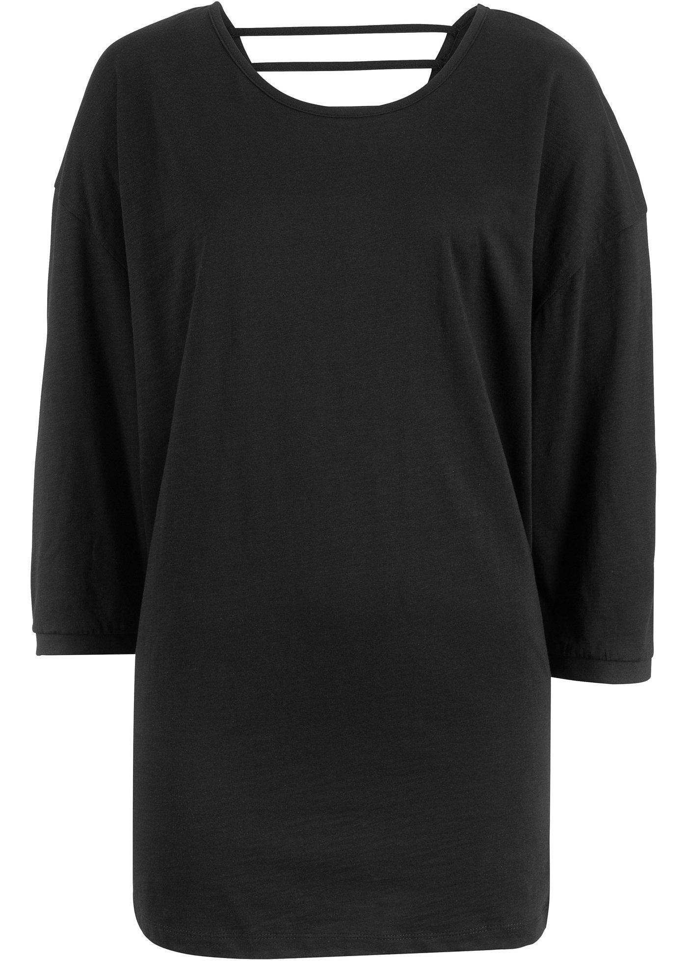 T-shirt coton avec dos fantaisie