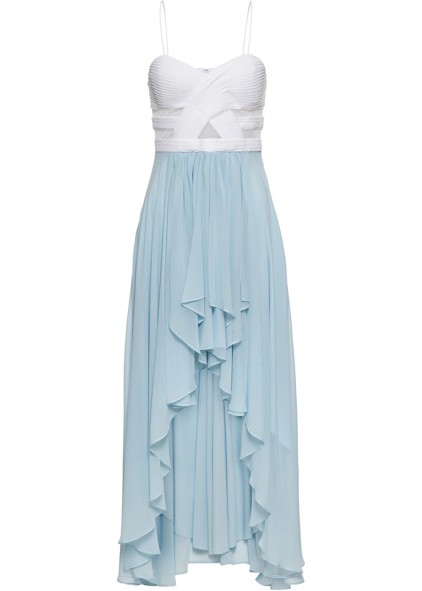 Robe style court-long avec décolleté cœur