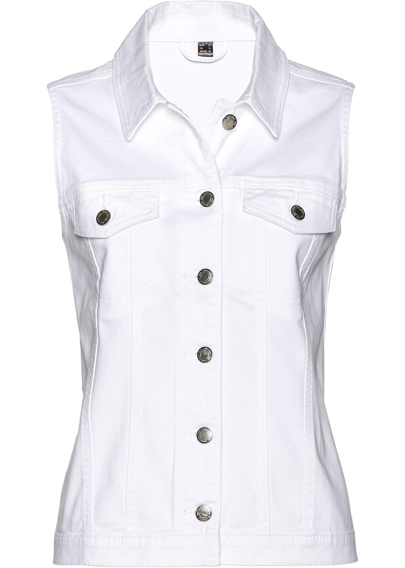 Veste en jean sans manches