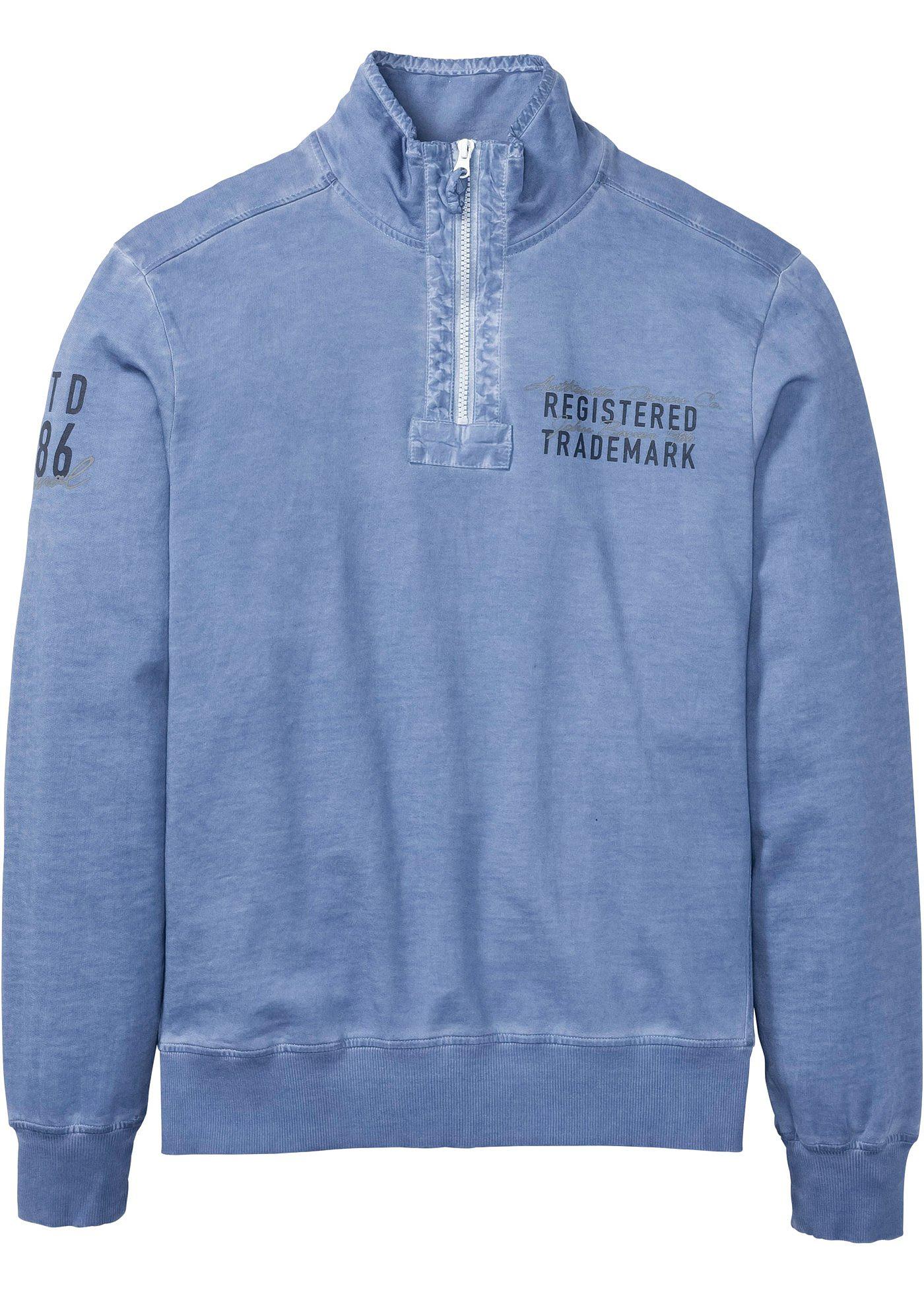 Sweat-shirt aspect délavé