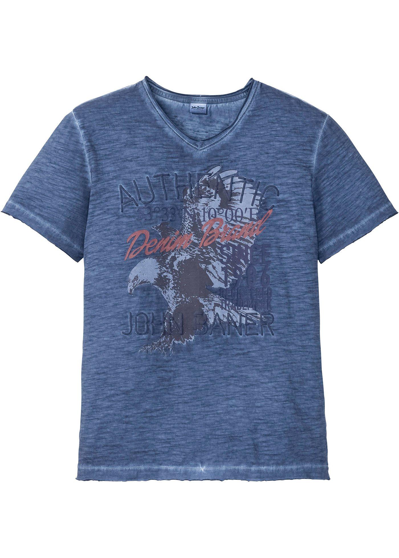 T-shirt aspect délavé