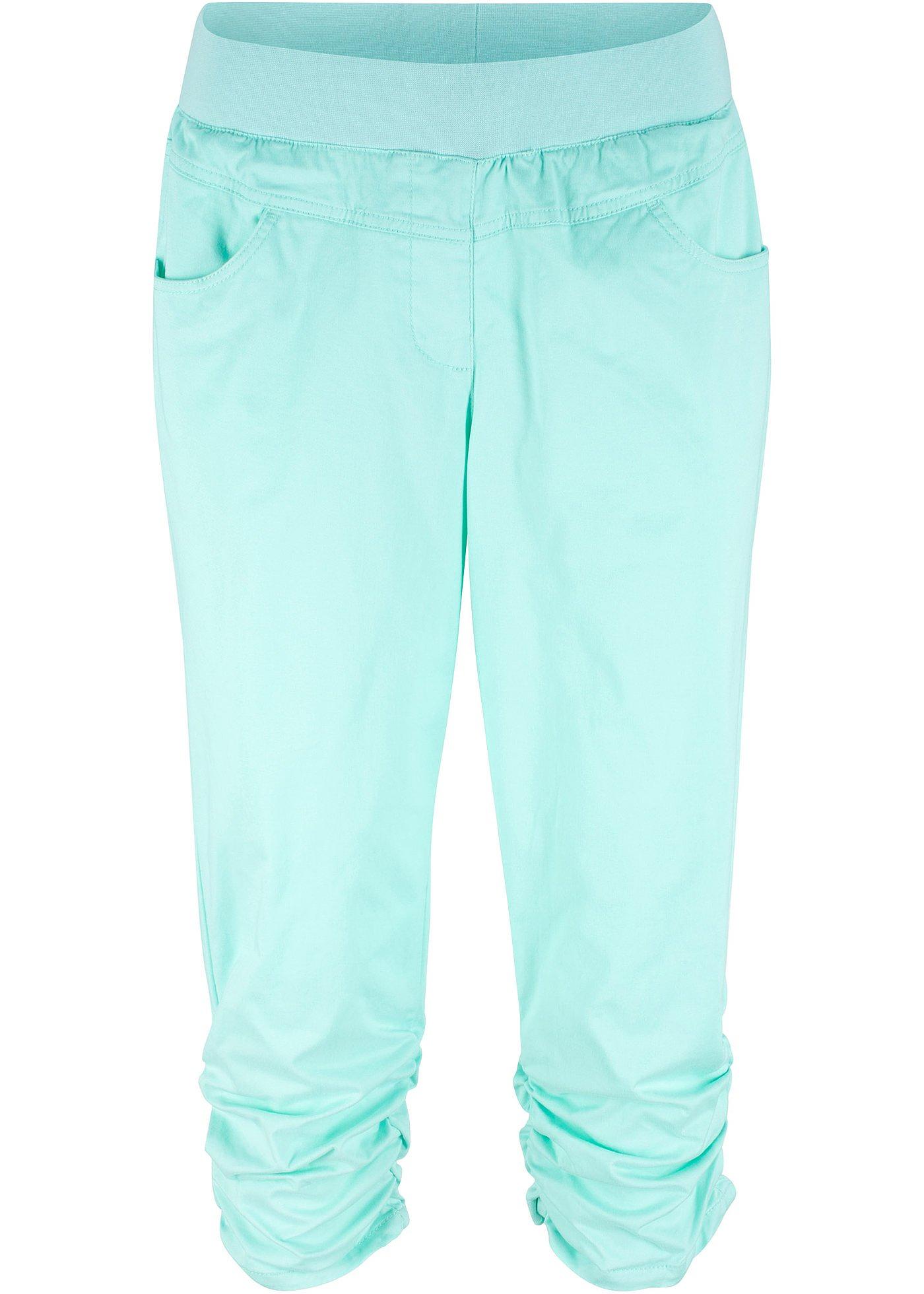 Corsaire à empiècement taille confortable et fronces