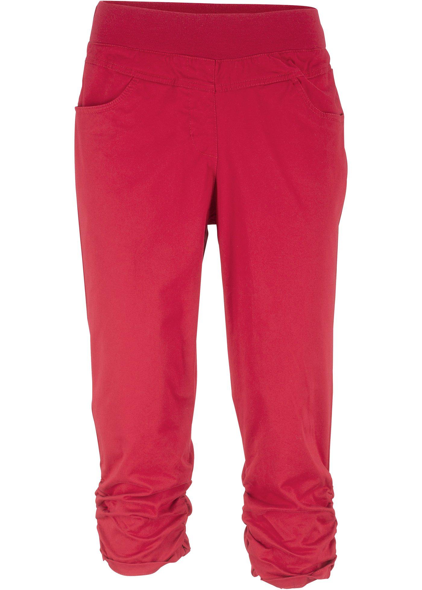 Corsaire à empiècement taille confortable et fronces