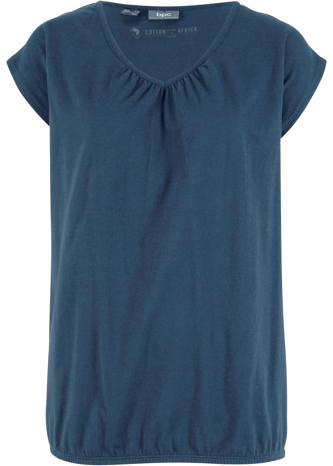 T-shirt coton à manches papillon