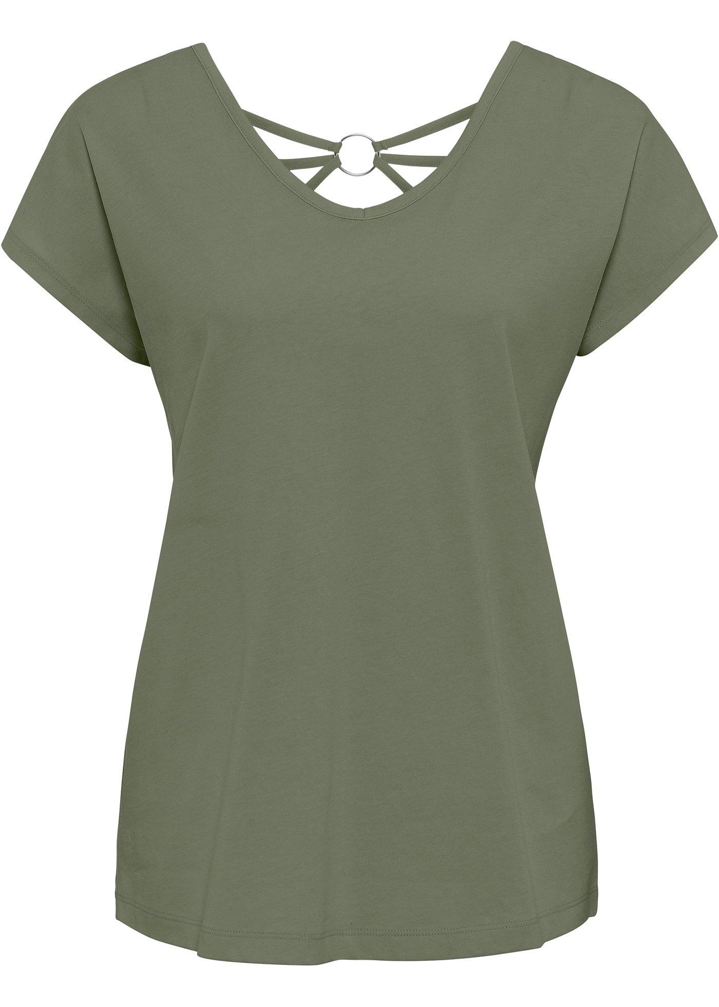 T-shirt avec détail dos