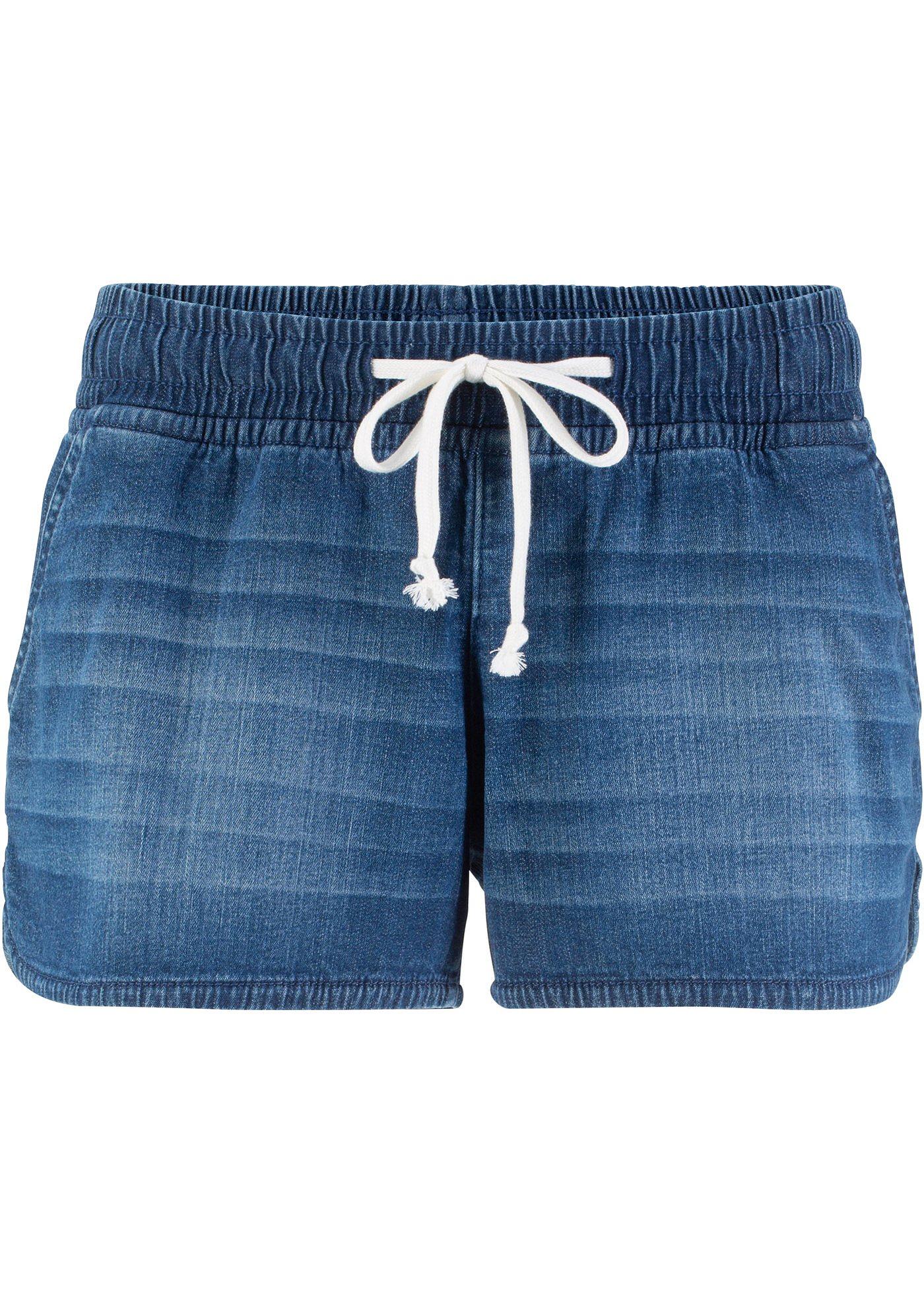 Short en jean extensible