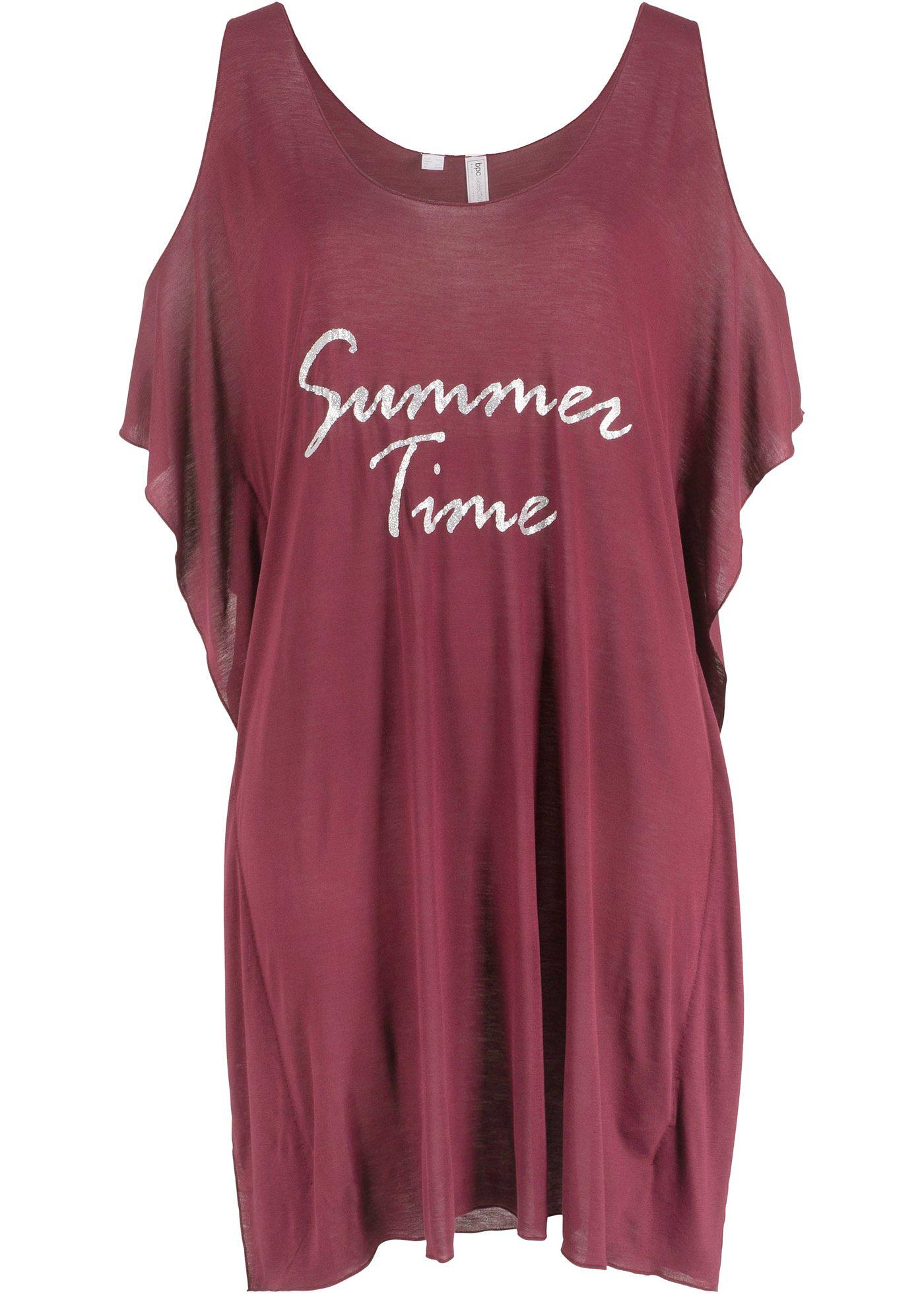 Robe de plage à épaules découpées